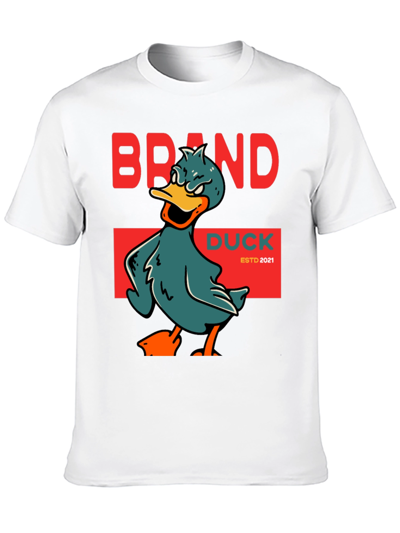 Brand Duck ESTD 2021 Black T-Shirt