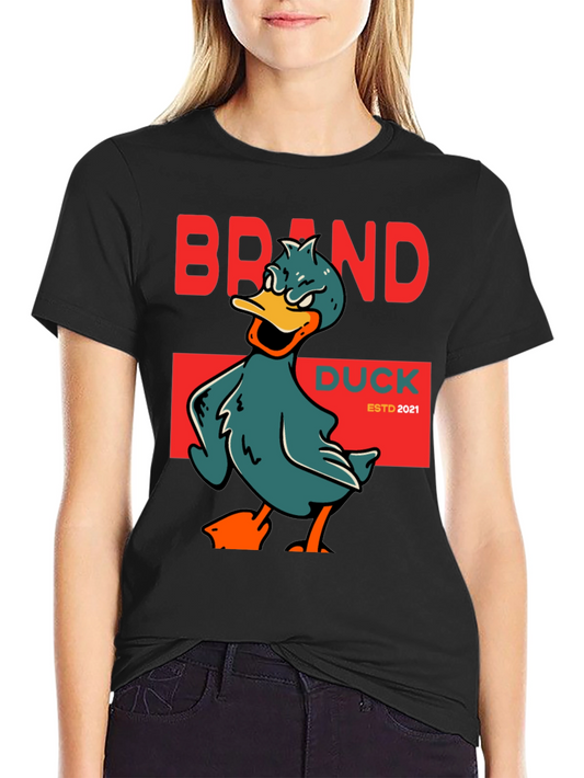Brand Duck ESTD 2021 Black T-Shirt