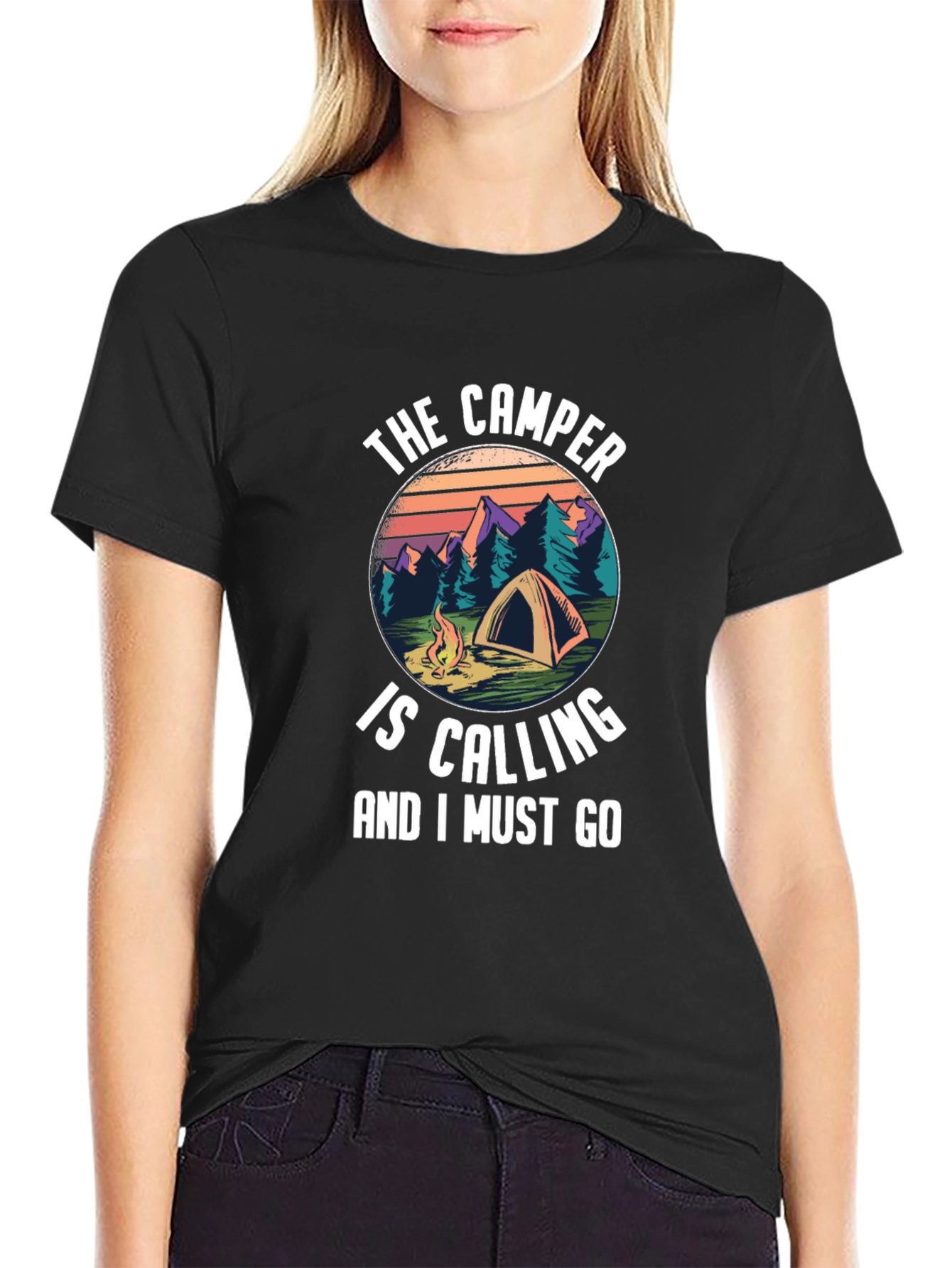The Camper is Calling T-Shirt - Outdoor Adventure