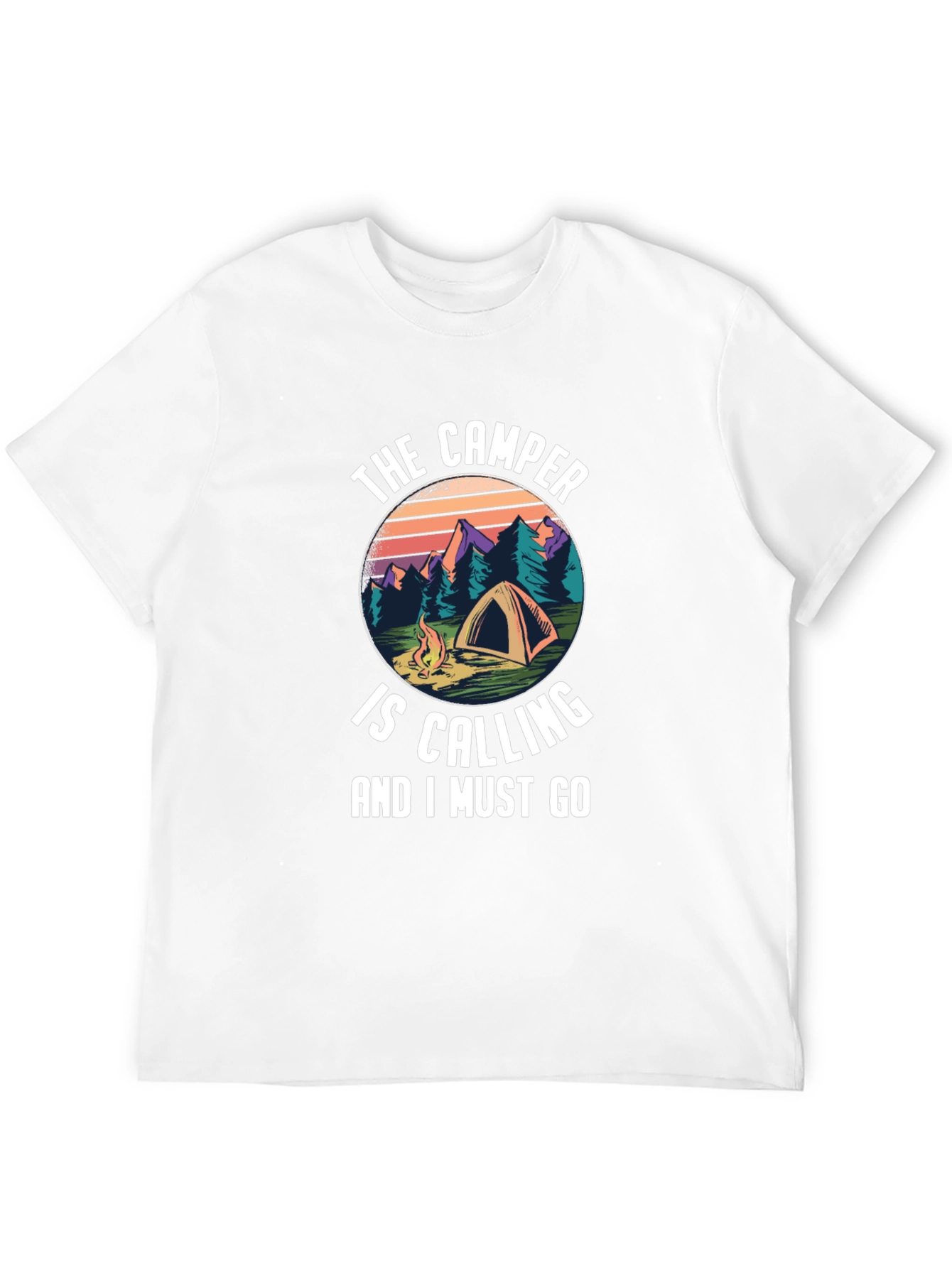 The Camper is Calling T-Shirt - Outdoor Adventure