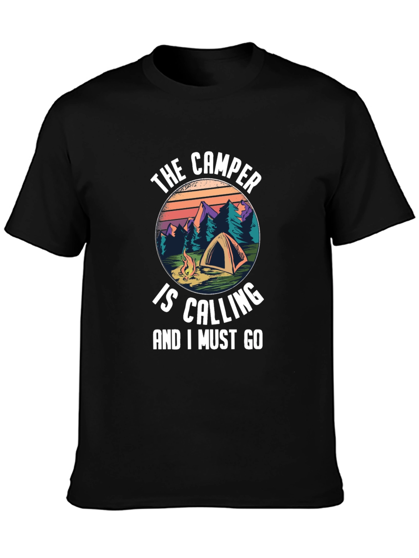The Camper is Calling T-Shirt - Outdoor Adventure