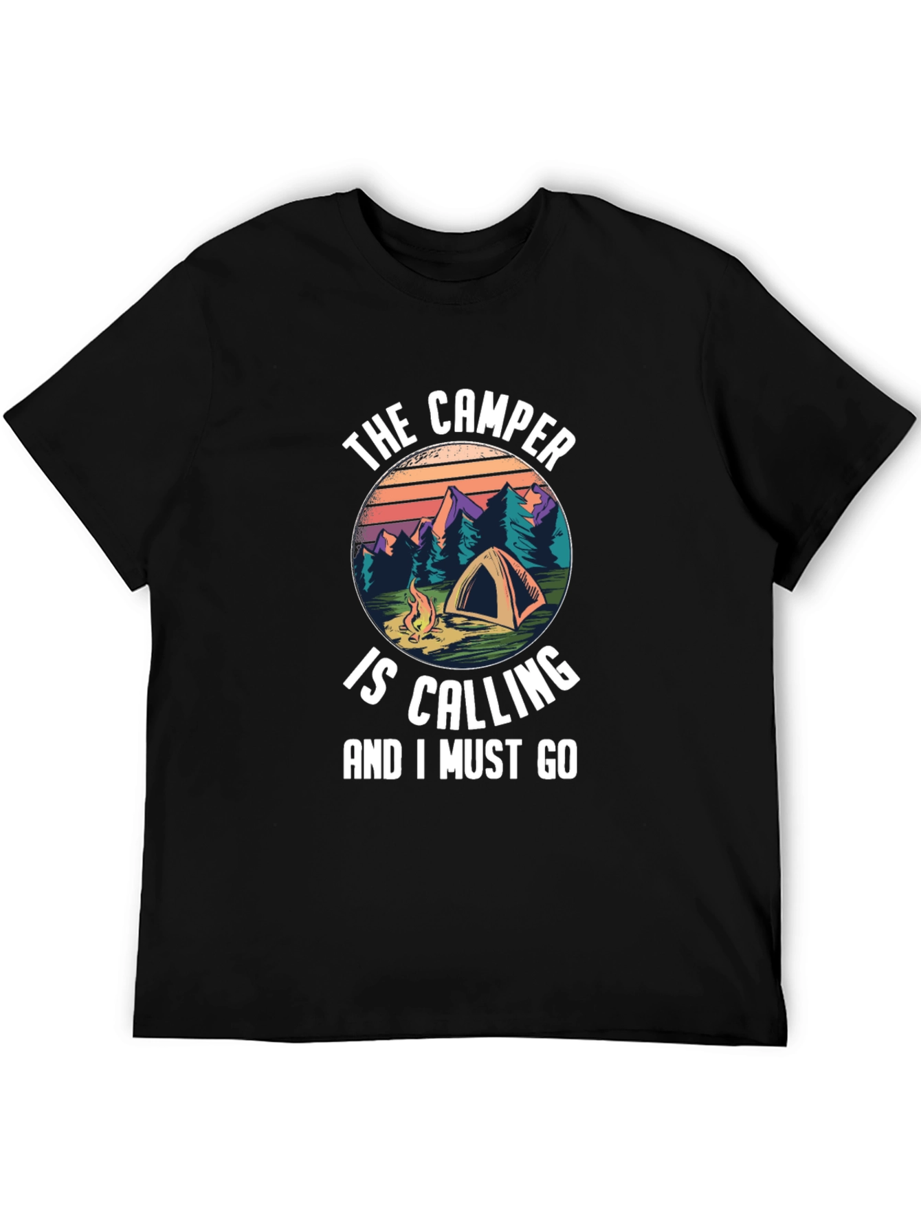 The Camper is Calling T-Shirt - Outdoor Adventure