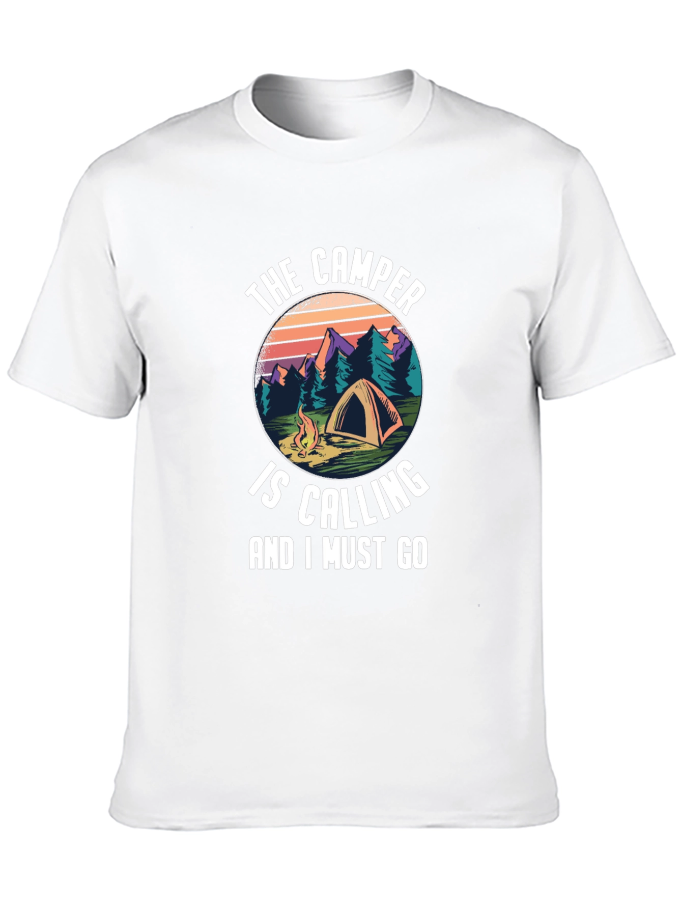 The Camper is Calling T-Shirt - Outdoor Adventure