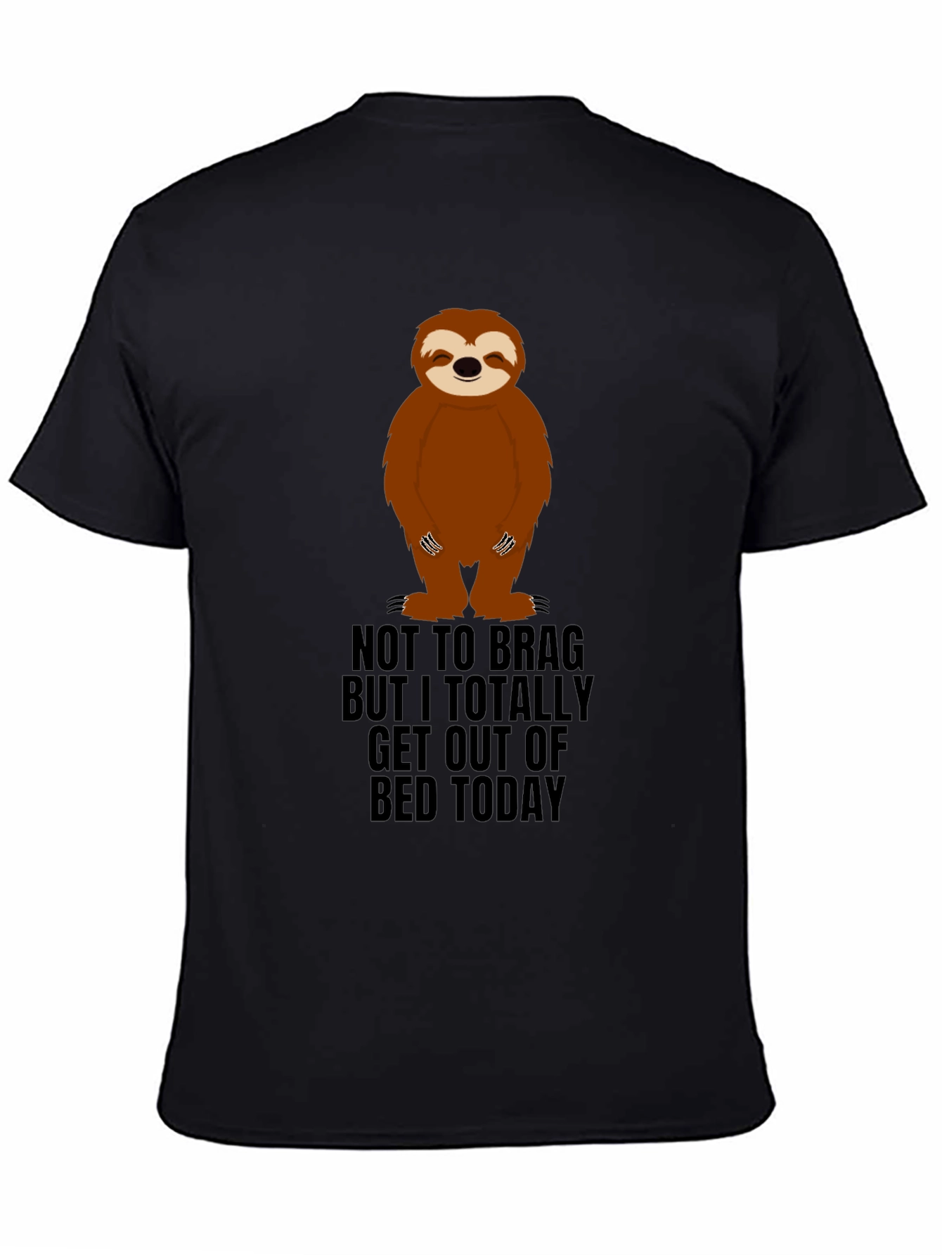 Sloth Get Out Of Bed Graphic Tee