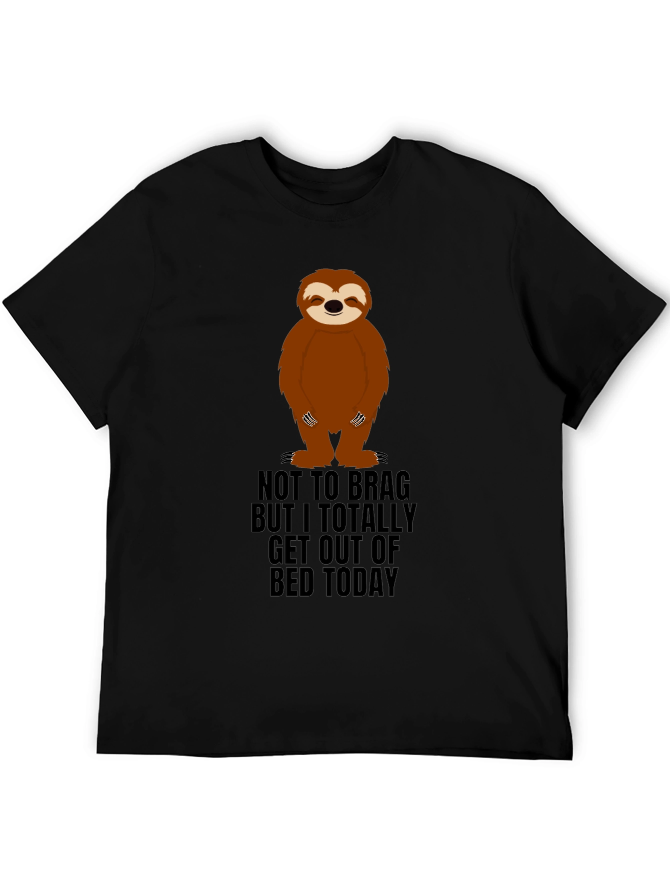 Sloth Get Out Of Bed Graphic Tee