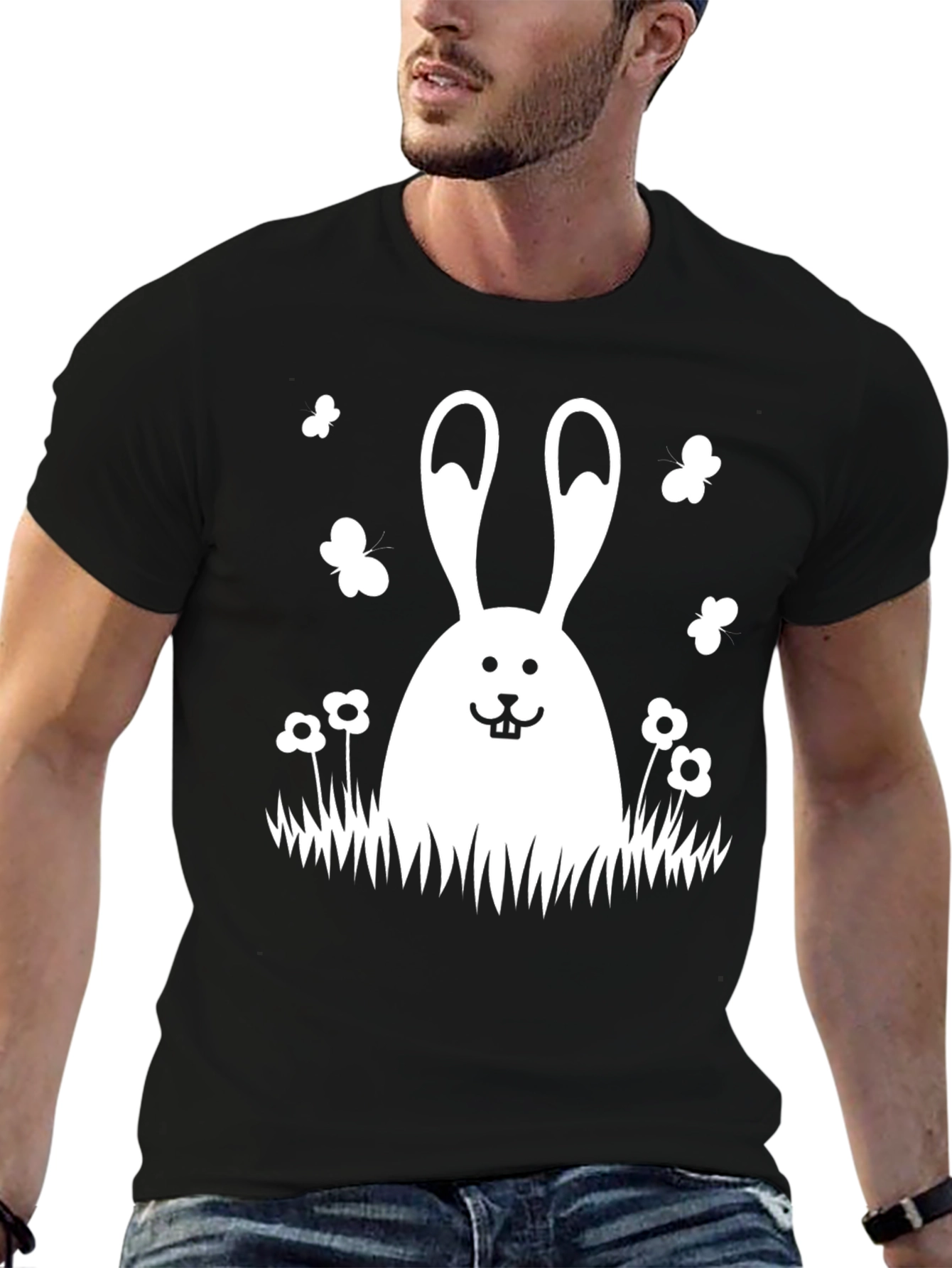 Cute Bunny T-Shirt Easter Rabbit Tee