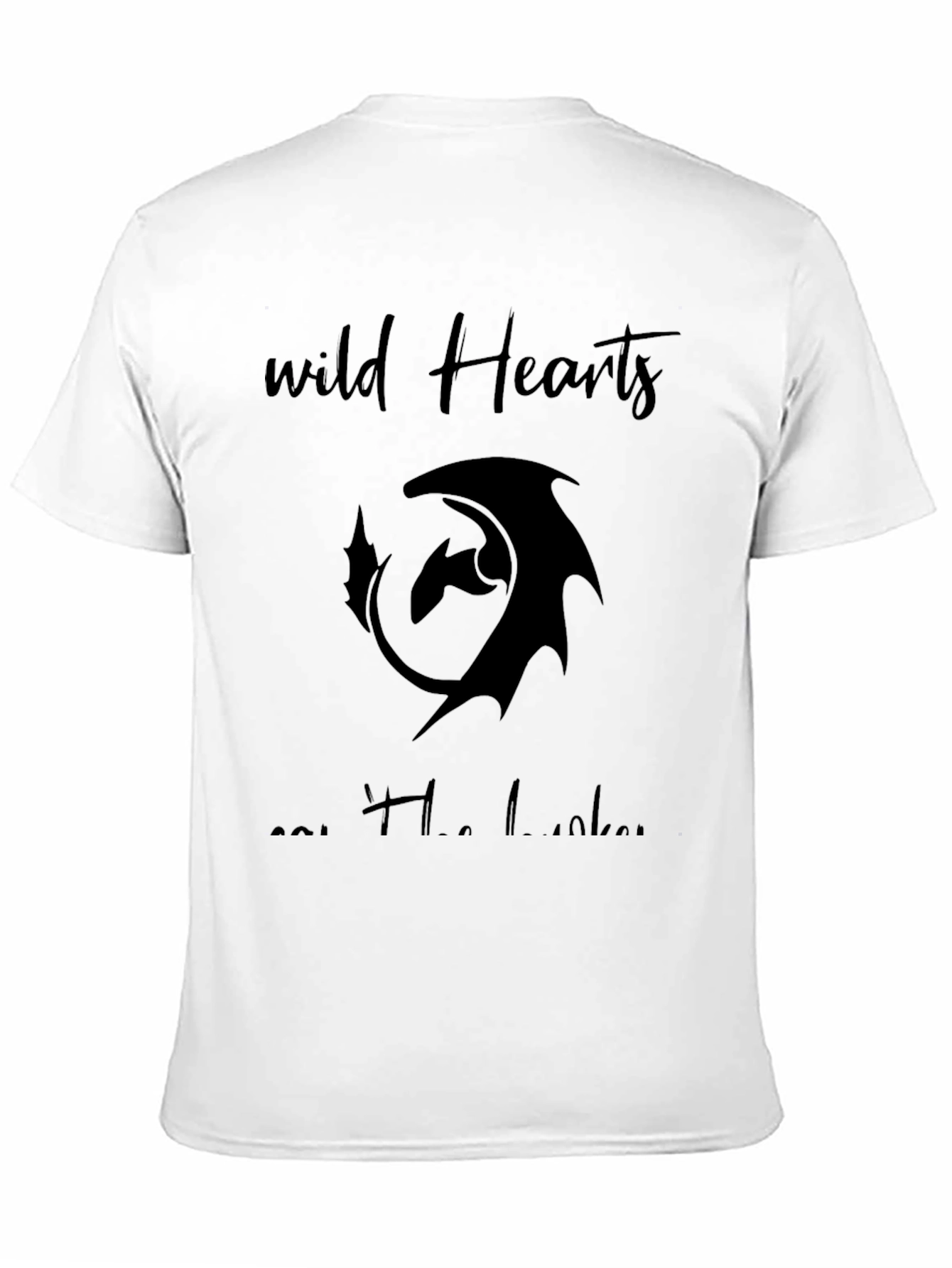 Wild Hearts Cant Be Broken Black Graphic Tee