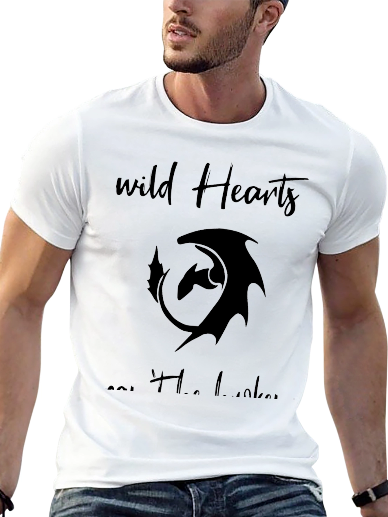Wild Hearts Cant Be Broken Black Graphic Tee