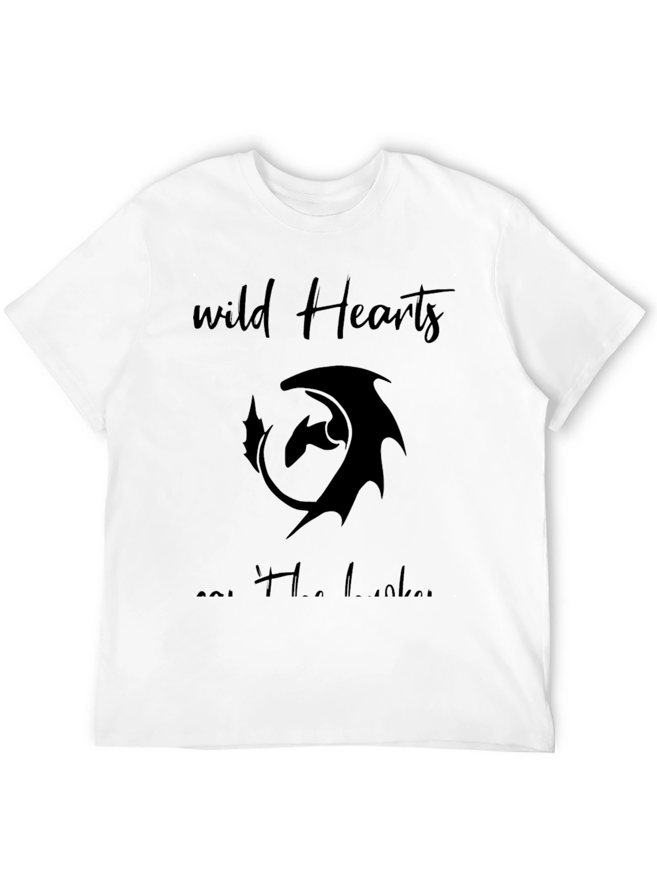 Wild Hearts Cant Be Broken Black Graphic Tee