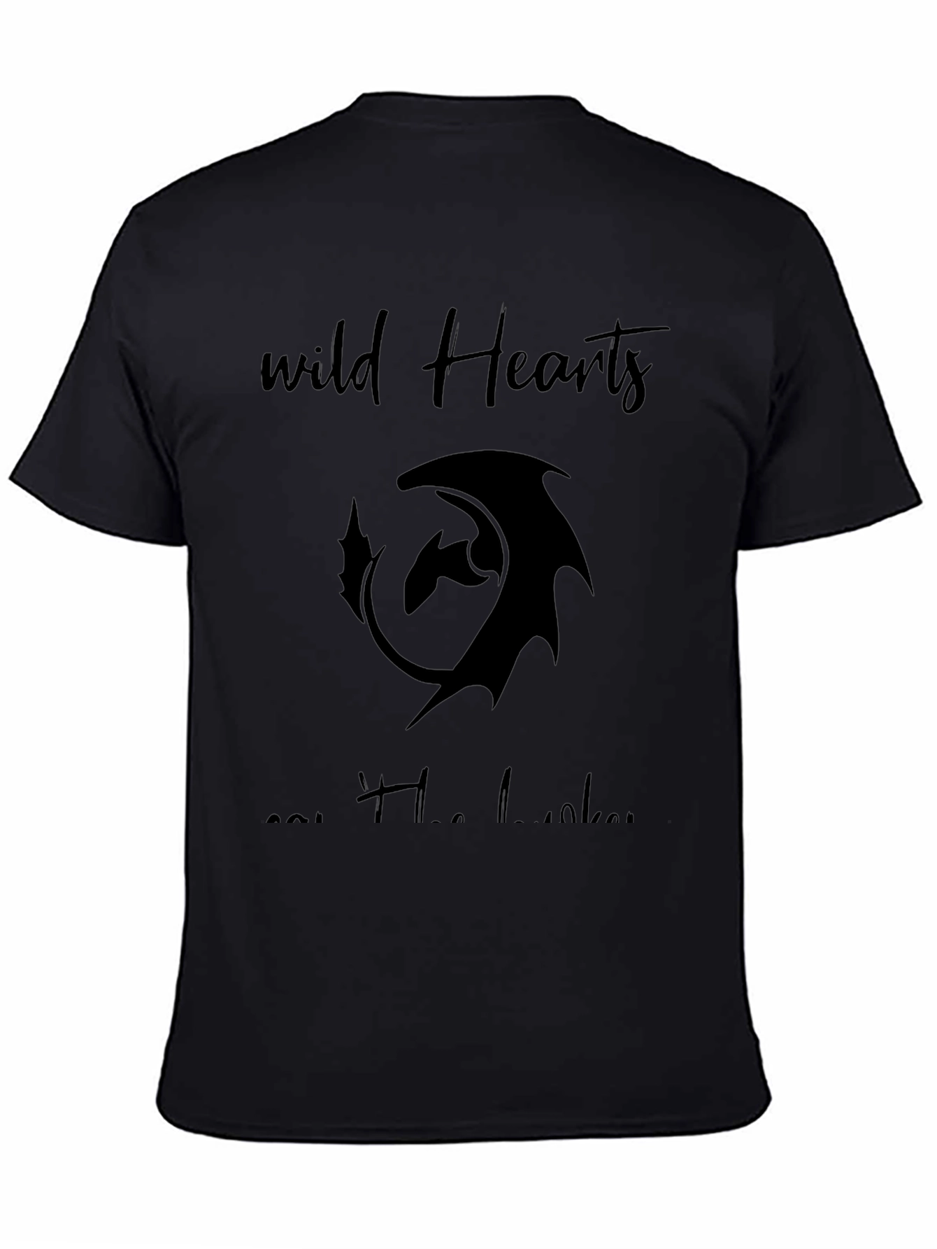 Wild Hearts Cant Be Broken Black Graphic Tee