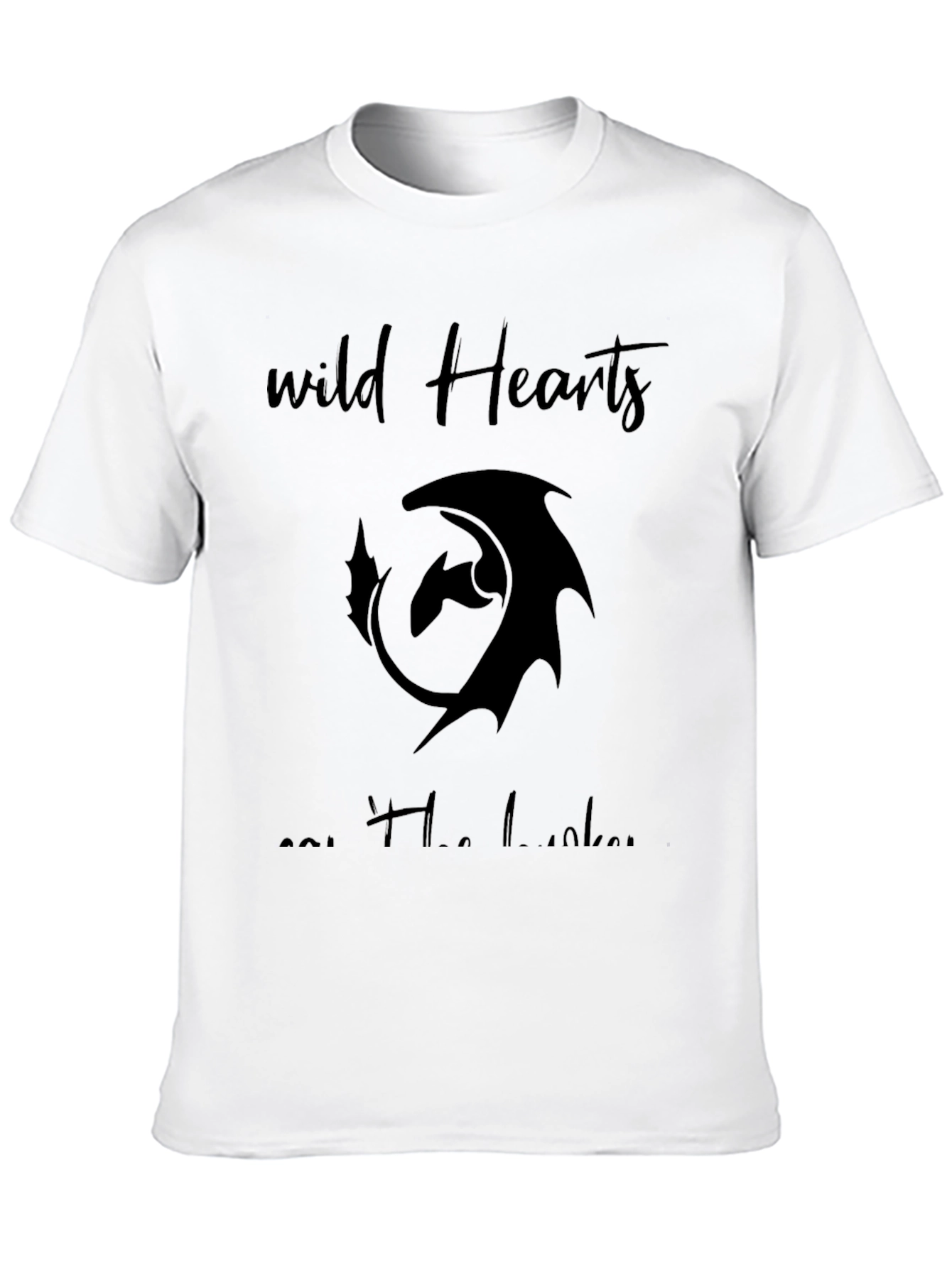 Wild Hearts Cant Be Broken Black Graphic Tee