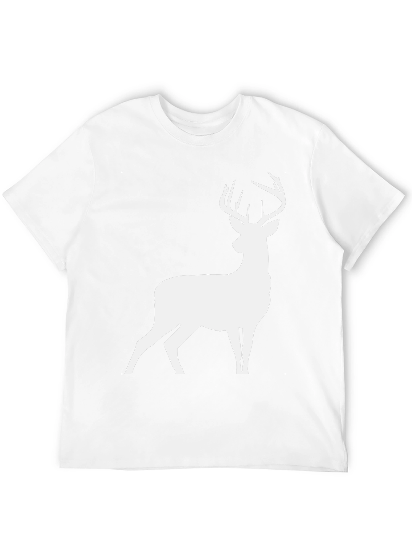 Buck Deer Graphic Tee - Mens Black T-Shirt