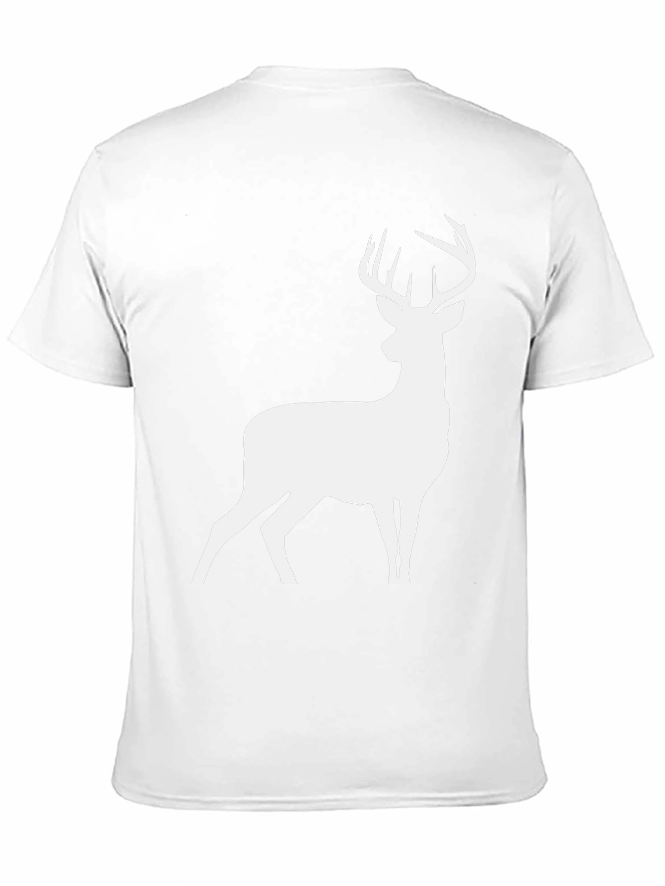 Buck Deer Graphic Tee - Mens Black T-Shirt