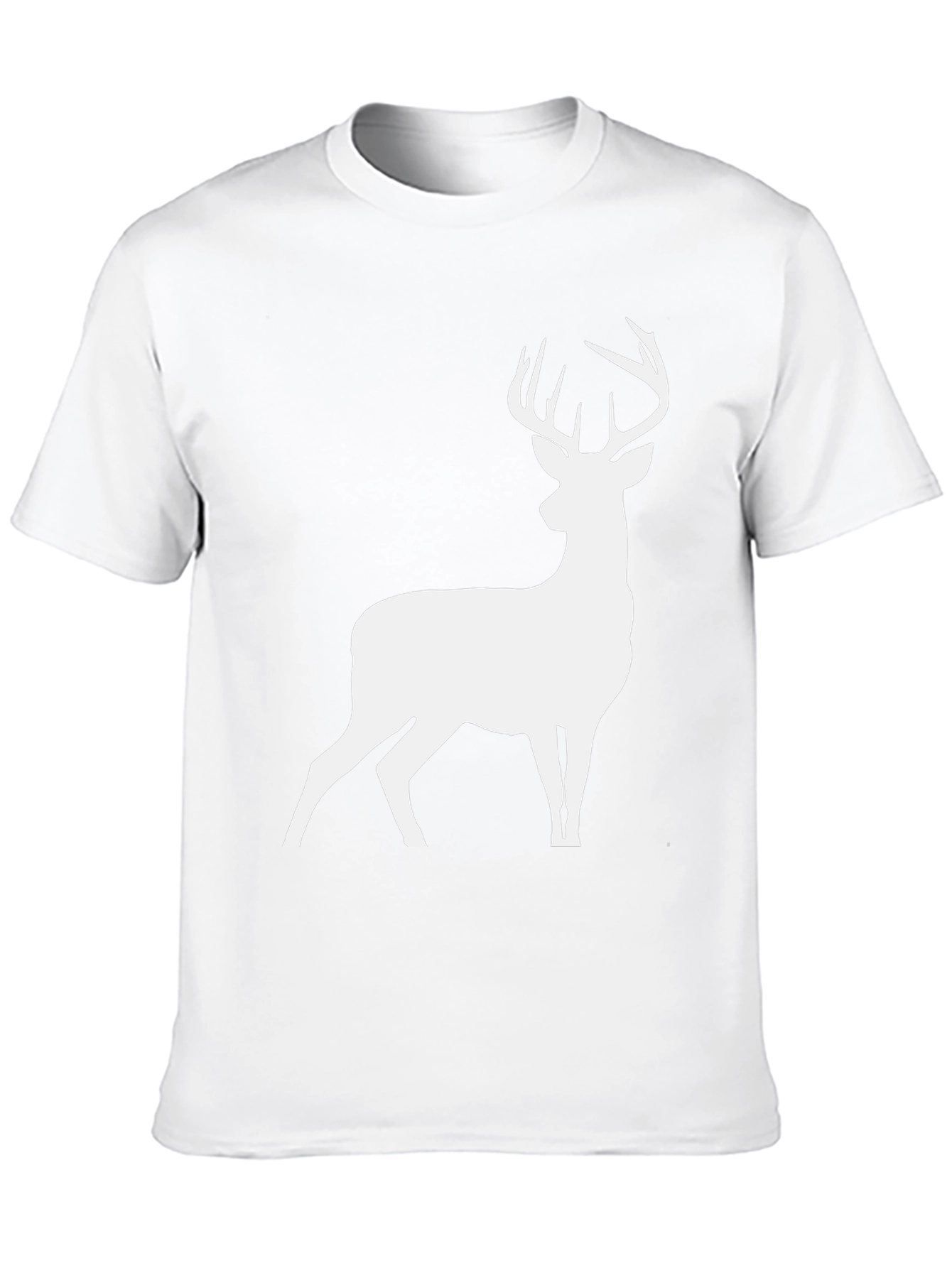 Buck Deer Graphic Tee - Mens Black T-Shirt