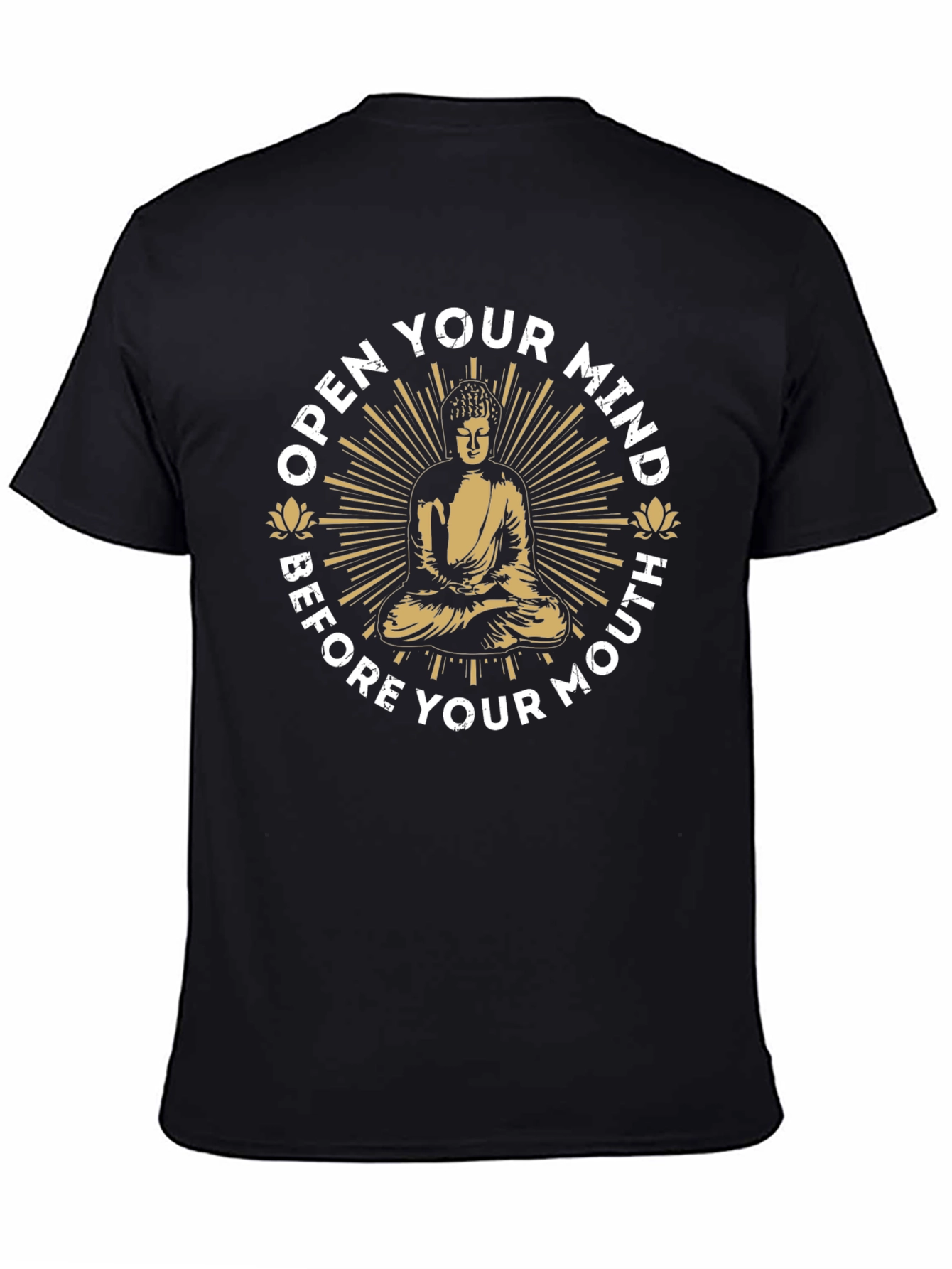 Open Your Mind T-Shirt - Buddha Graphic Tee