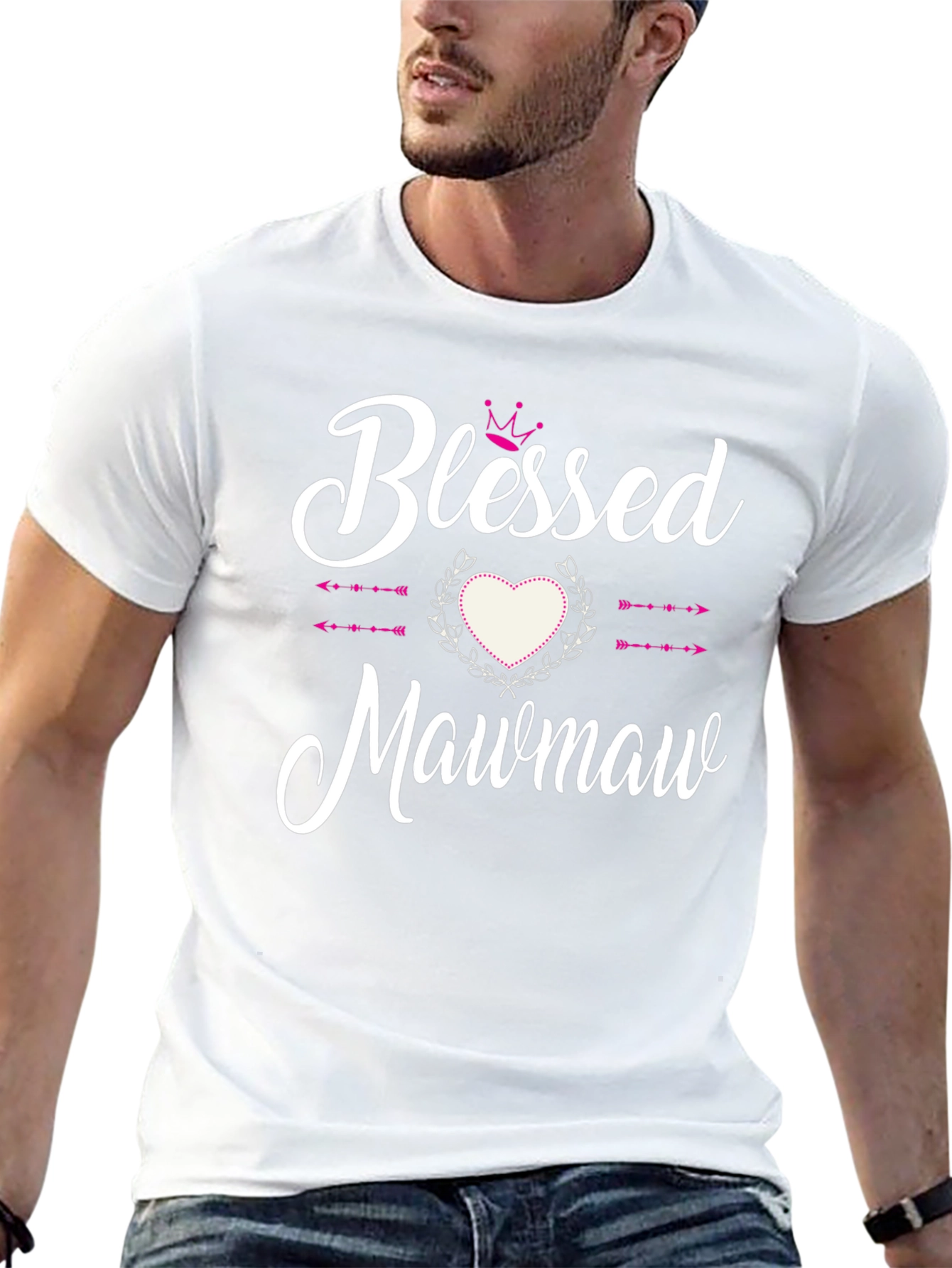 Blessed Mawmaw Graphic T-Shirt - Black