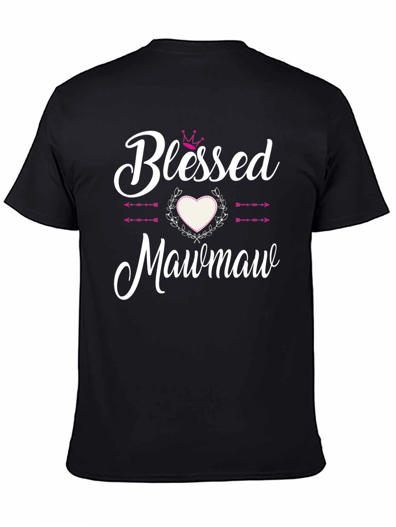 Blessed Mawmaw Graphic T-Shirt - Black