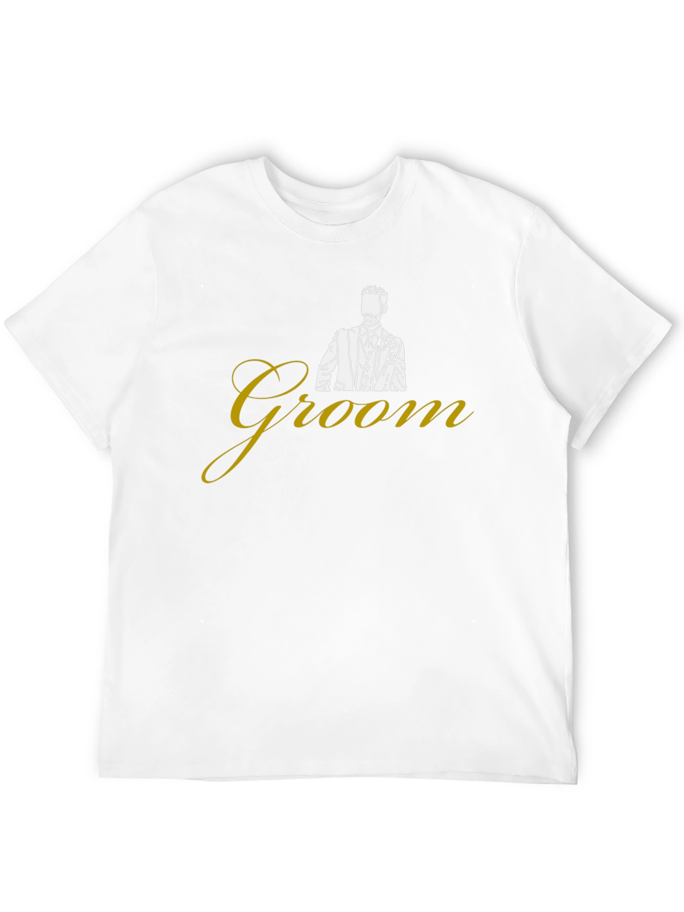 Groom Suit Graphic Tee - Wedding Party Apparel