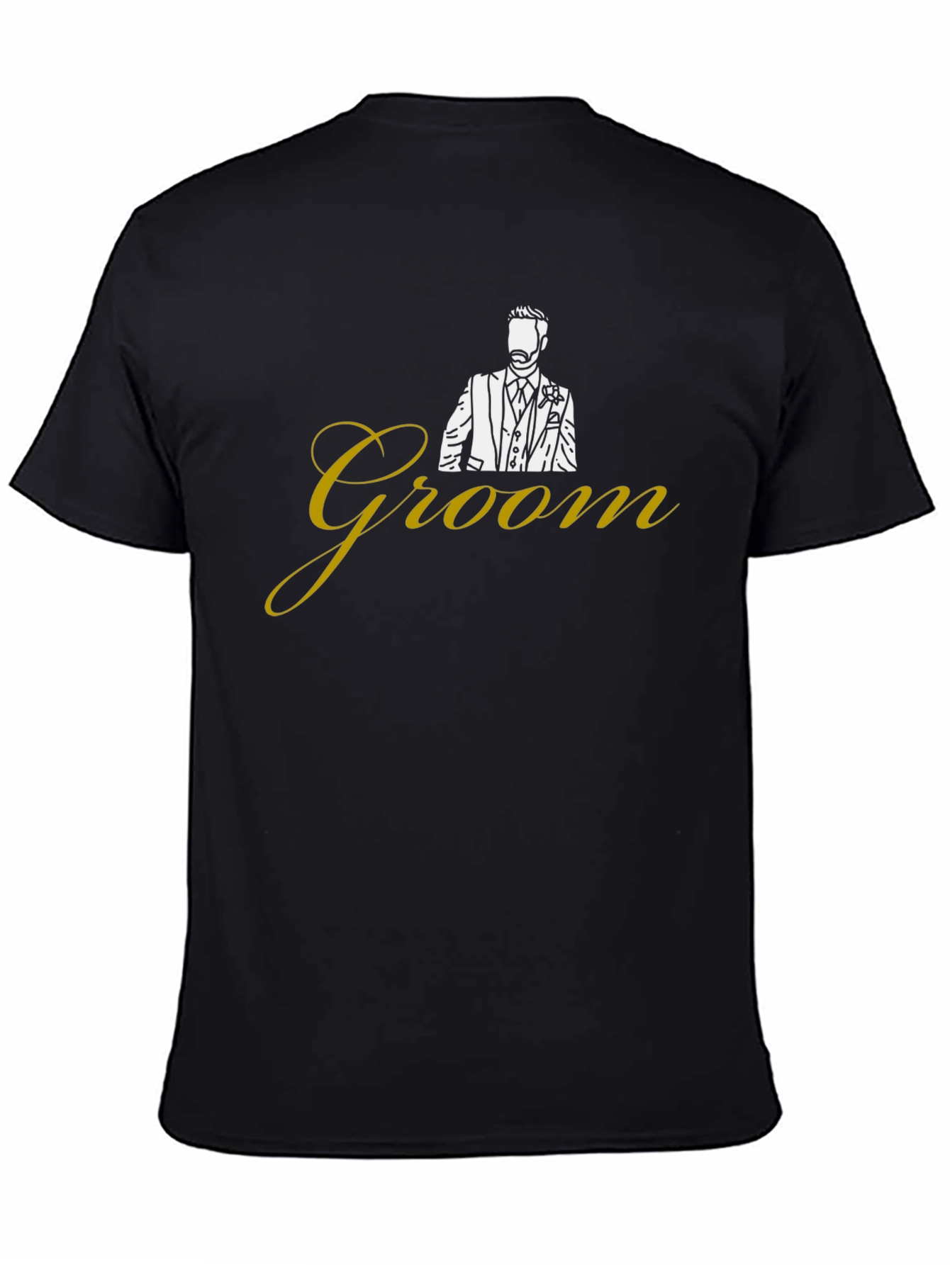 Groom Suit Graphic Tee - Wedding Party Apparel