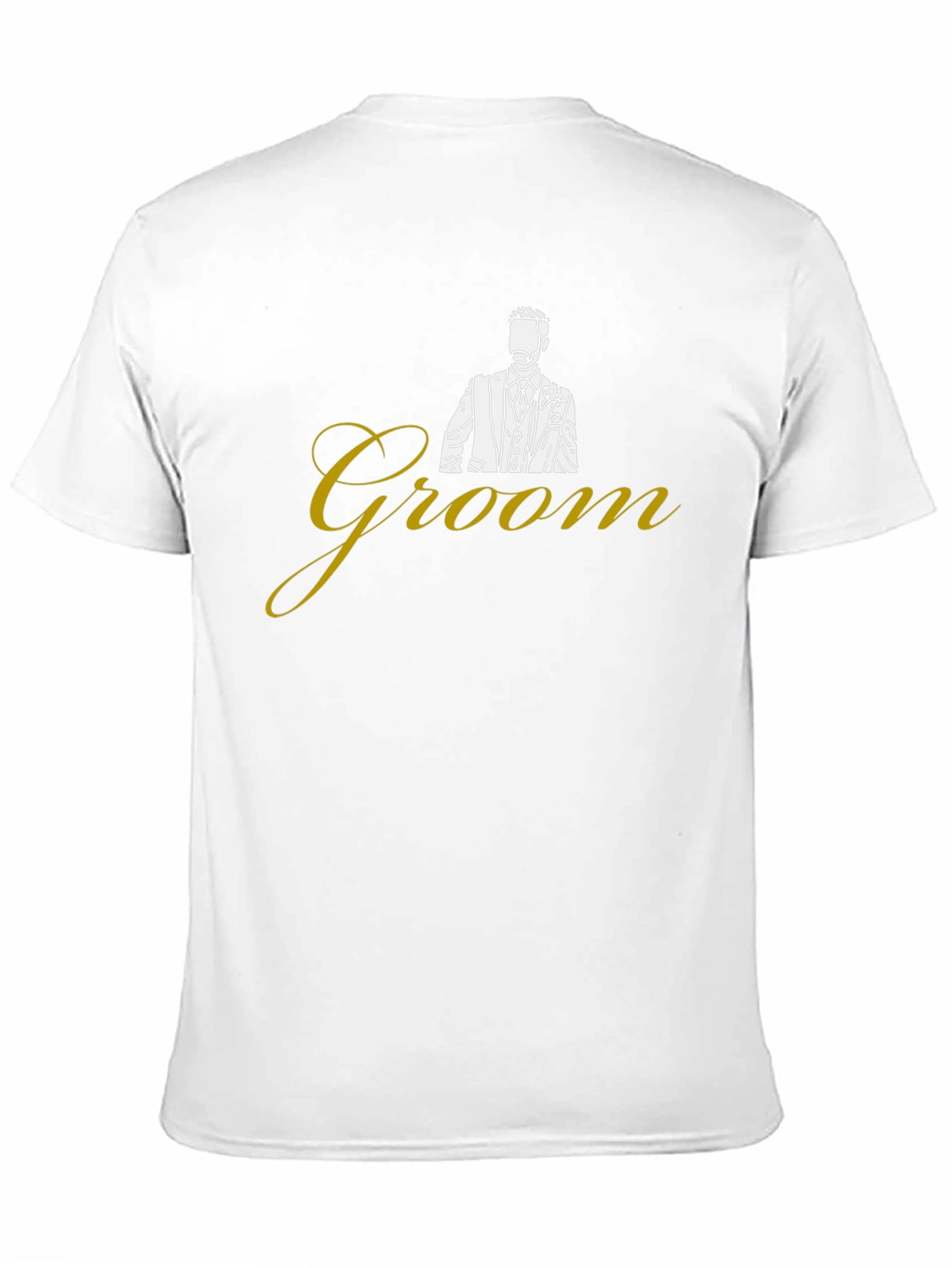 Groom Suit Graphic Tee - Wedding Party Apparel