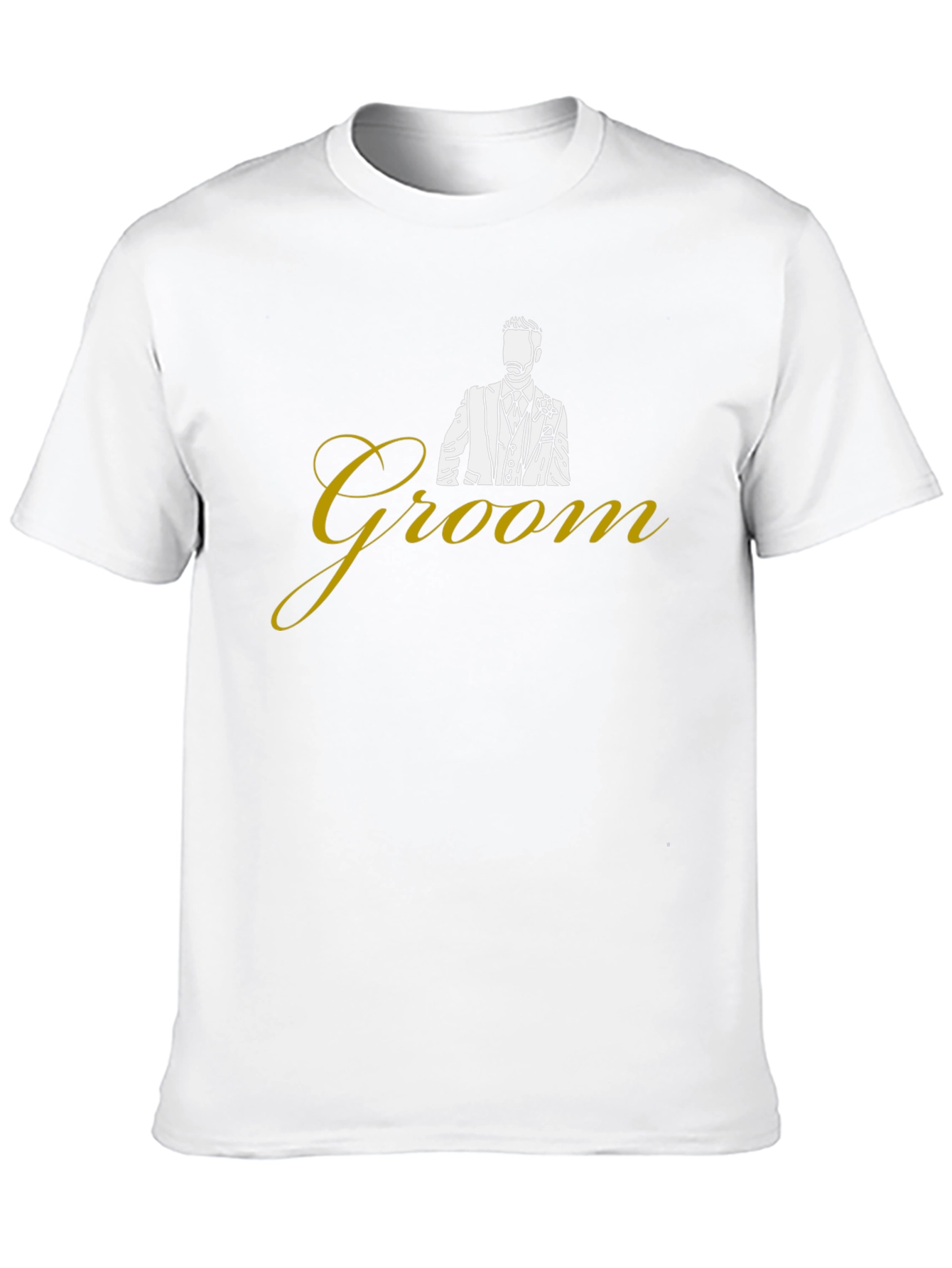 Groom Suit Graphic Tee - Wedding Party Apparel