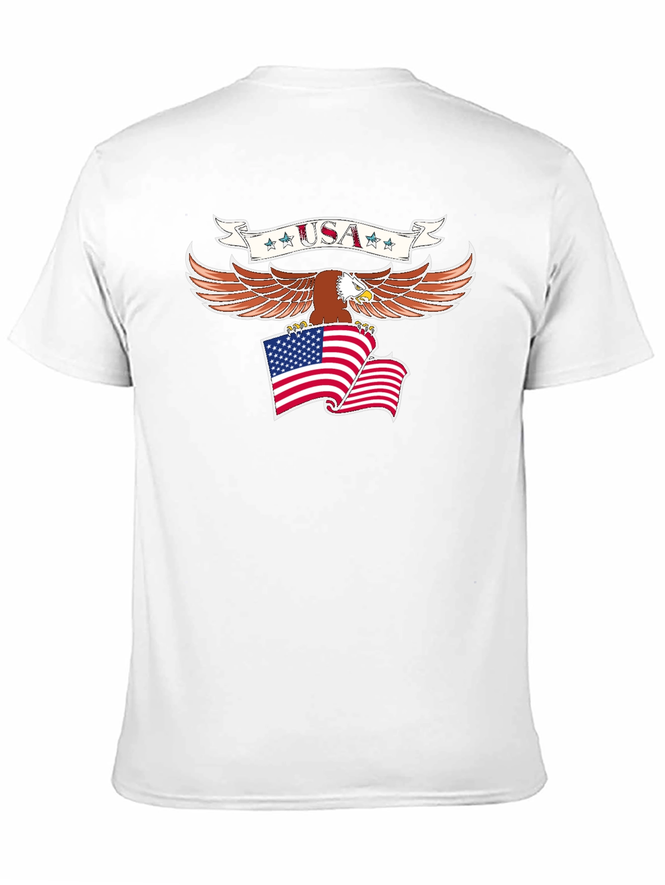 USA Eagle T-Shirt Patriotic Graphic Tee