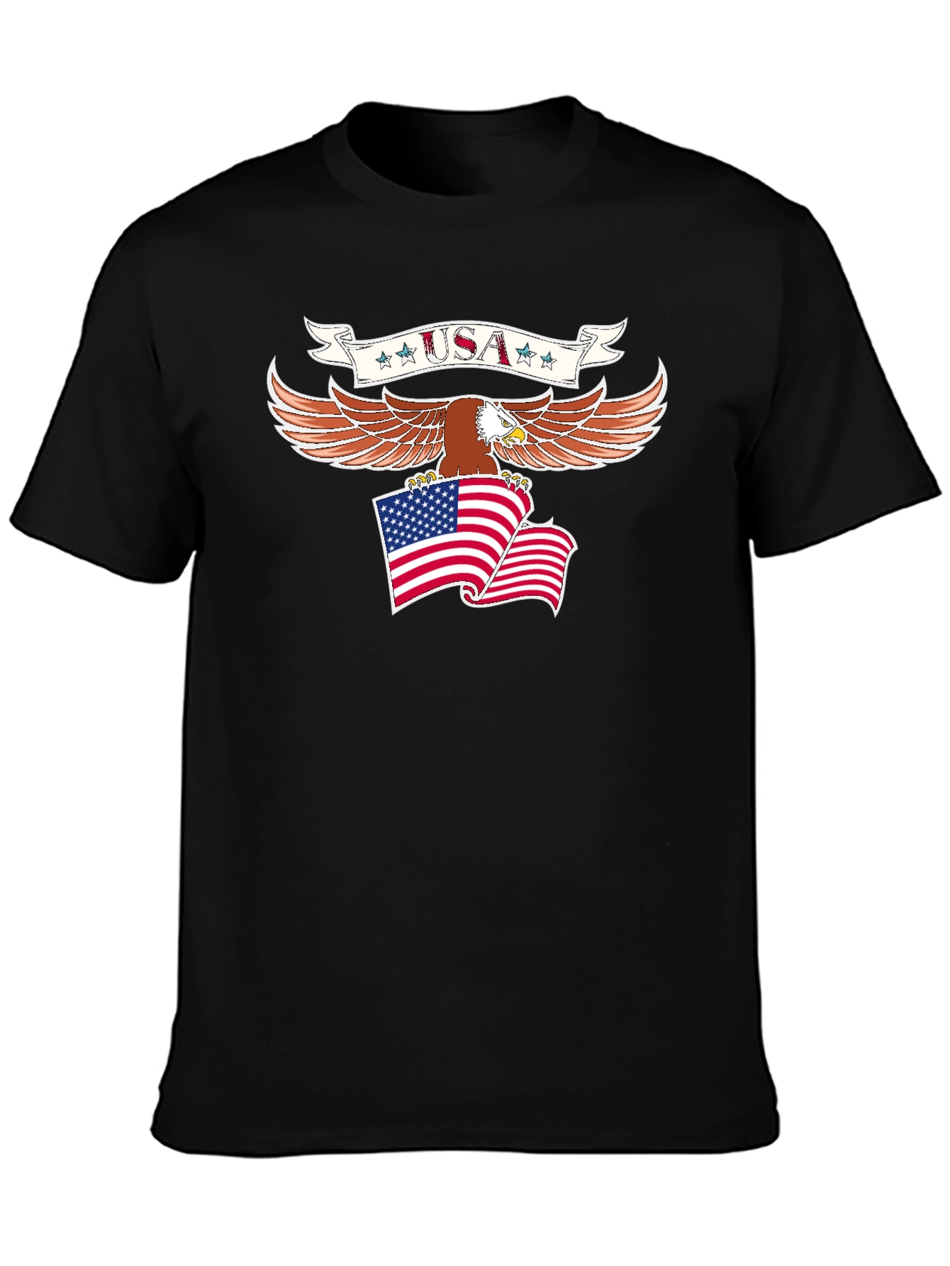 USA Eagle T-Shirt Patriotic Graphic Tee