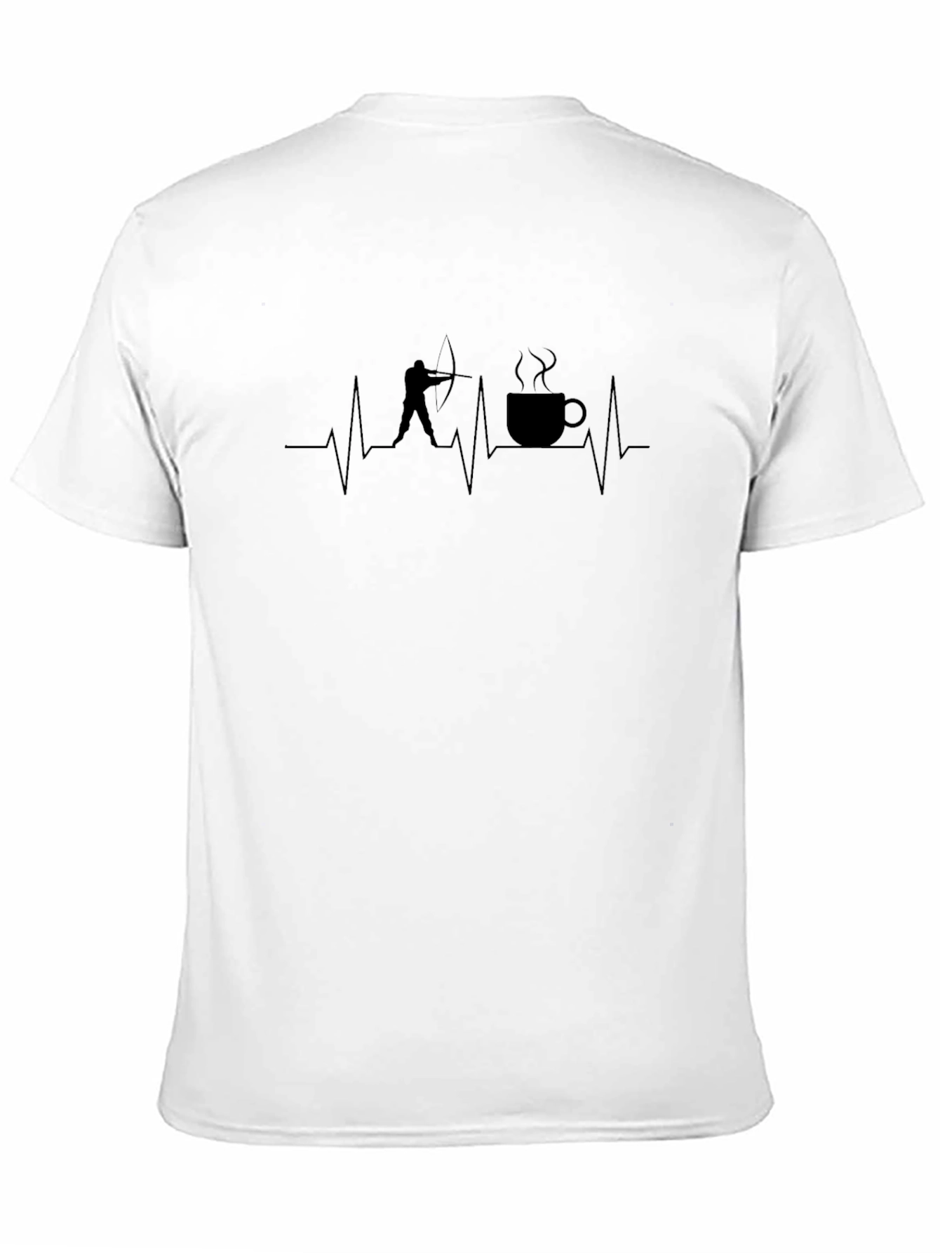 Archery & Coffee Heartbeat T-Shirt