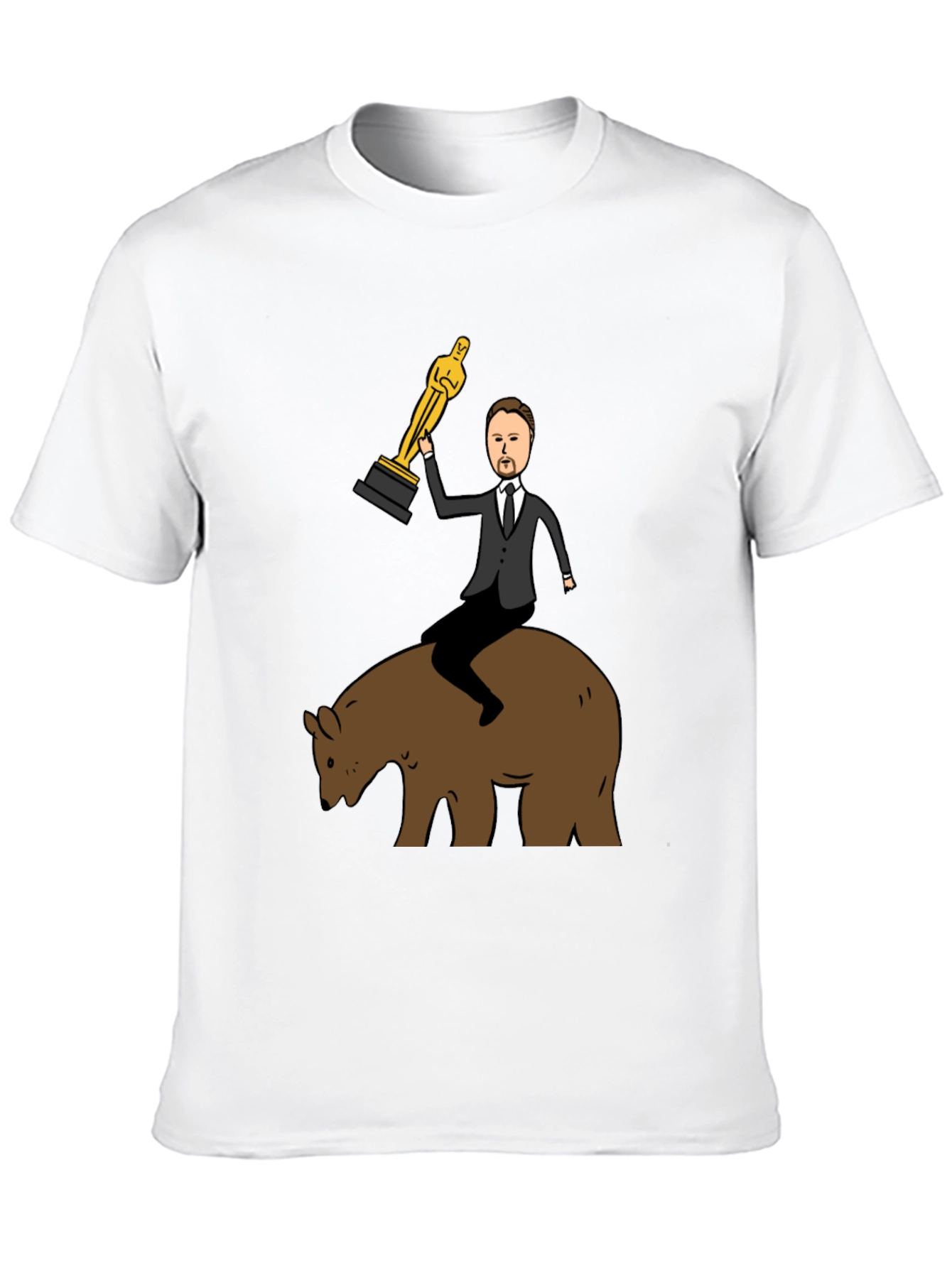 Leonardo DiCaprio Bear Oscar T-Shirt