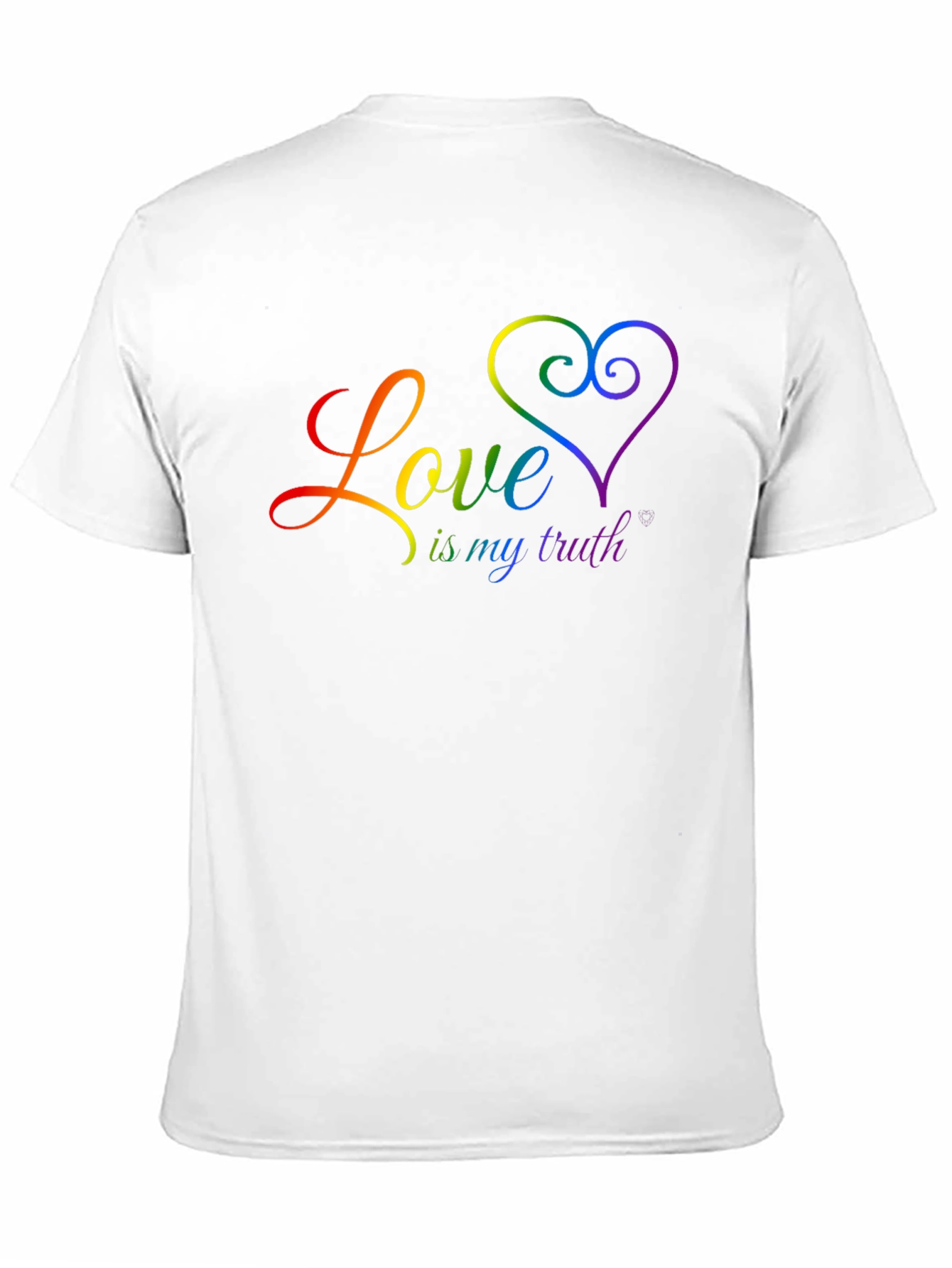 Love Is My Truth Rainbow Graphic T-Shirt