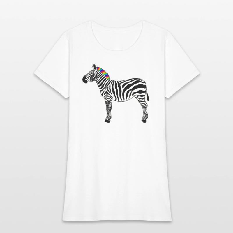 Zebra Punk Rock Music Mohawk Haircut Animal Humor