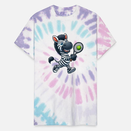 Zebra Tennis Player Cartoon