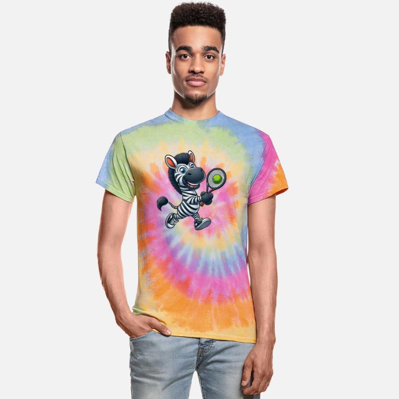 Zebra Tennis Player Cartoon