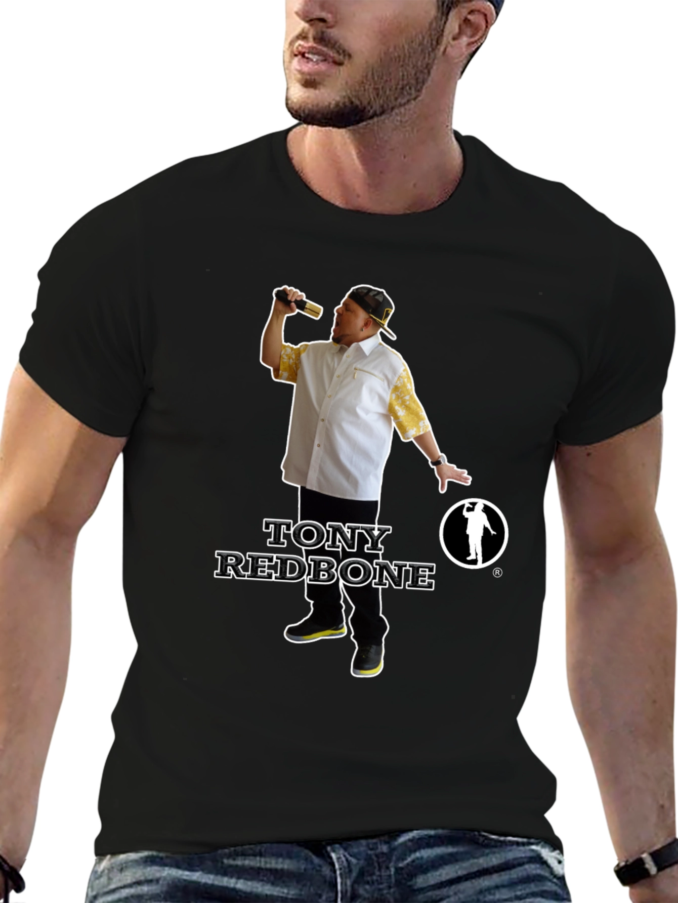 Tony Redbone Graphic T-Shirt - Black