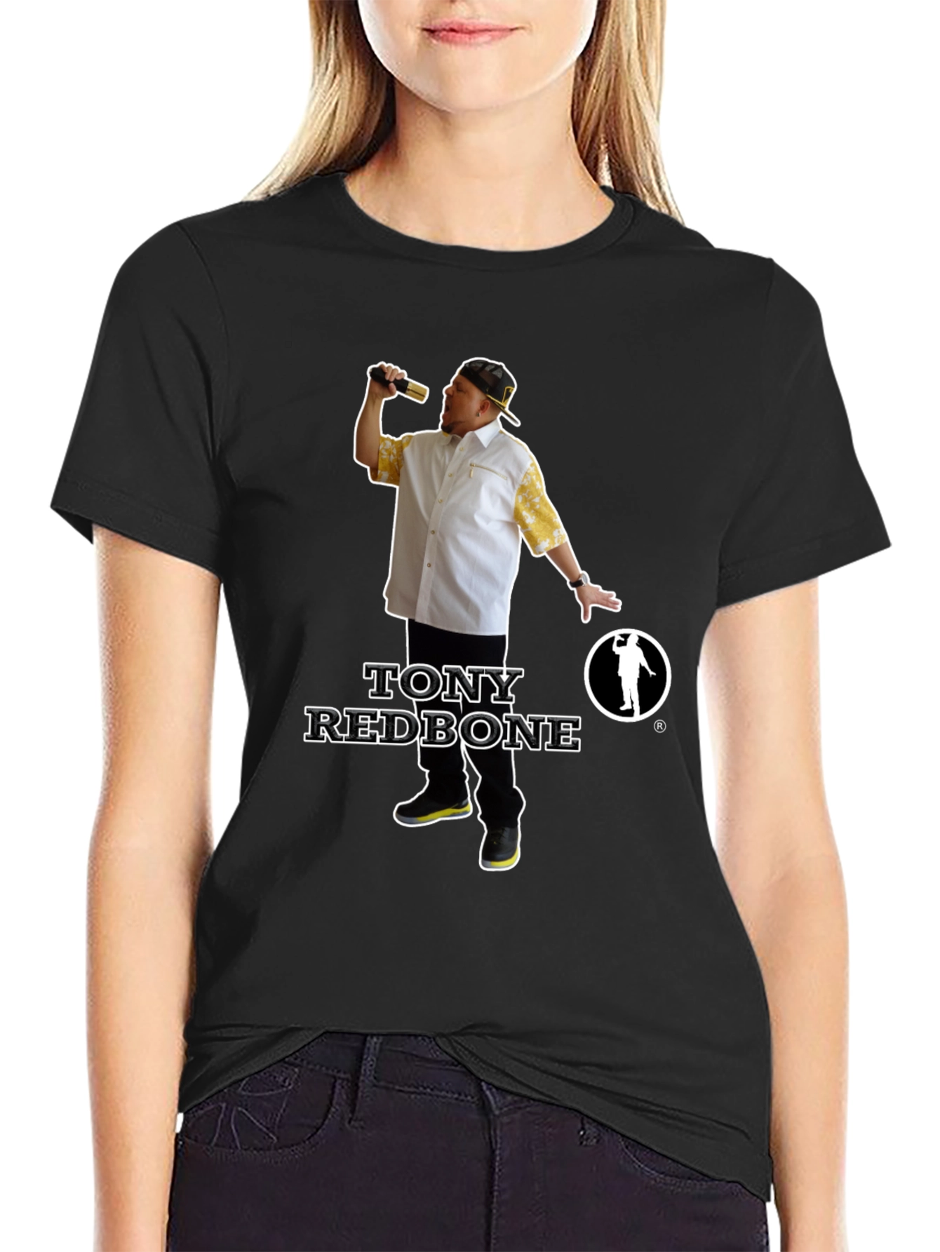 Tony Redbone Graphic T-Shirt - Black