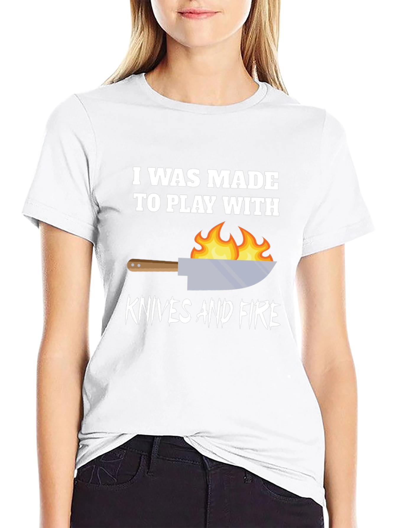 Play With Knives & Fire Graphic T-Shirt