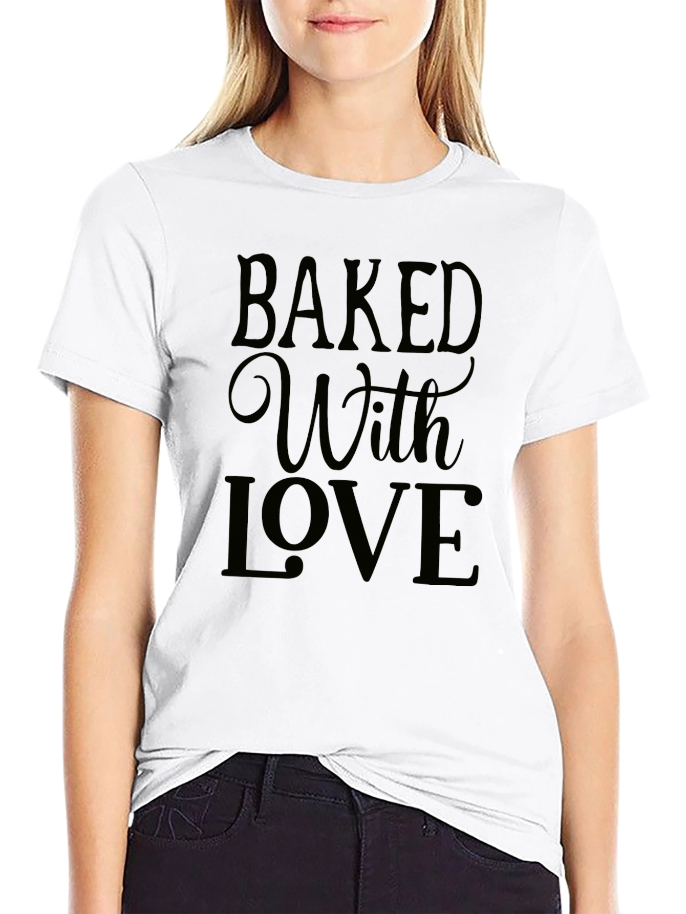 Baked With Love Graphic T-Shirt
