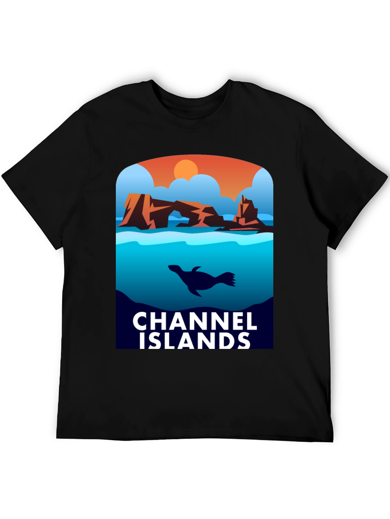 Channel Islands Graphic T-Shirt - Black