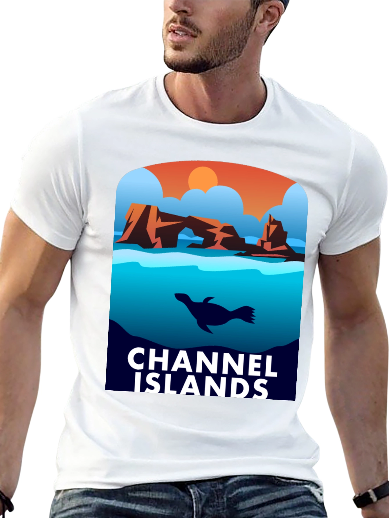 Channel Islands Graphic T-Shirt - Black