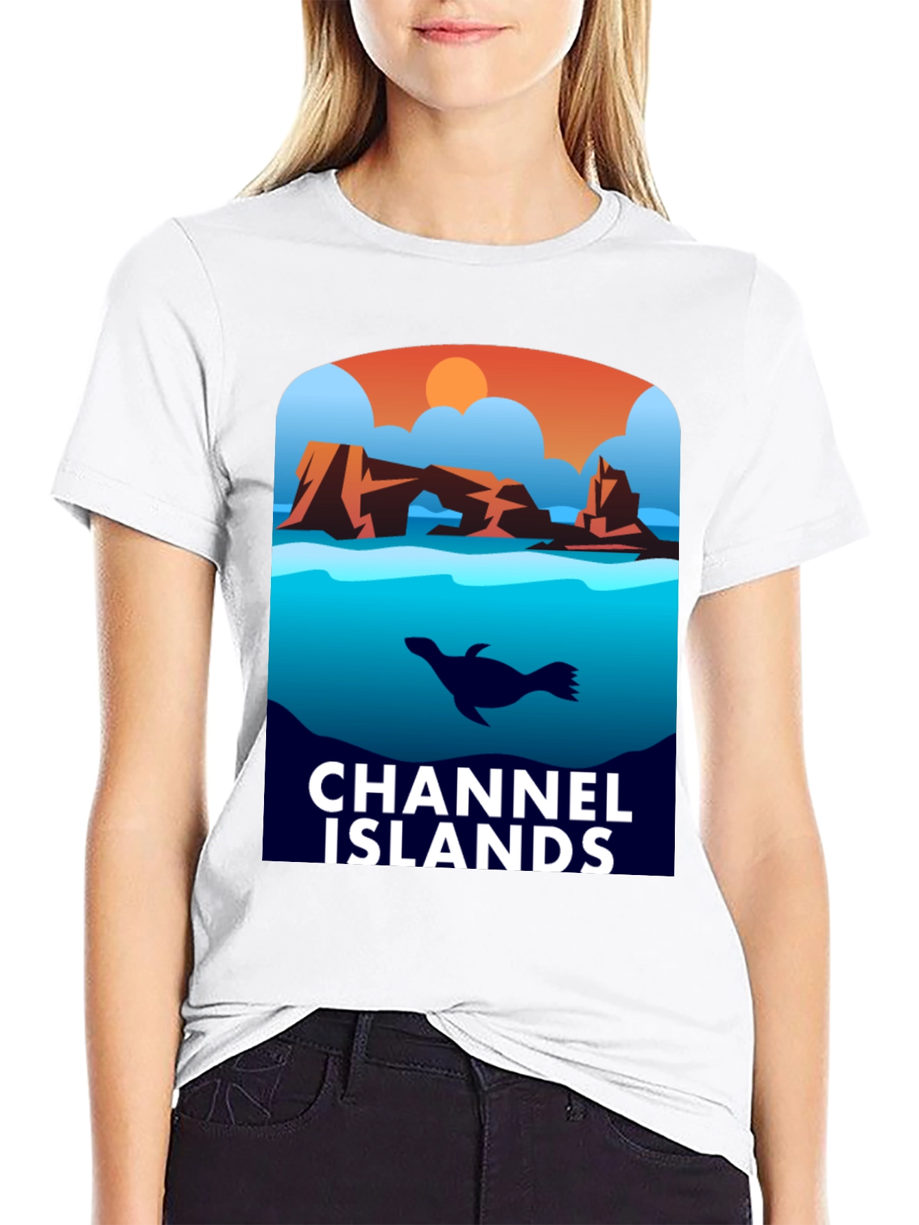 Channel Islands Graphic T-Shirt - Black