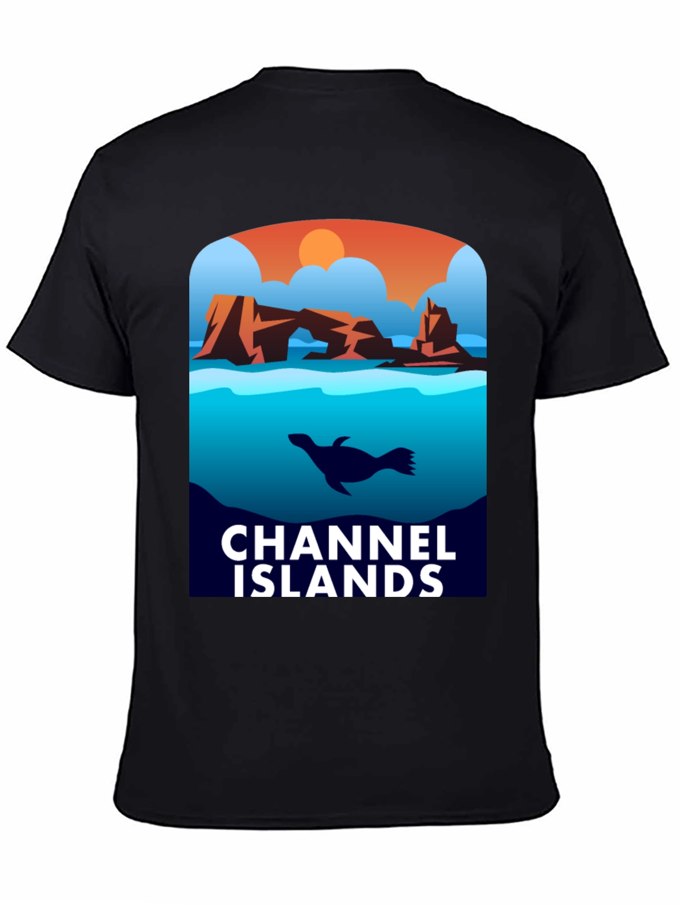 Channel Islands Graphic T-Shirt - Black