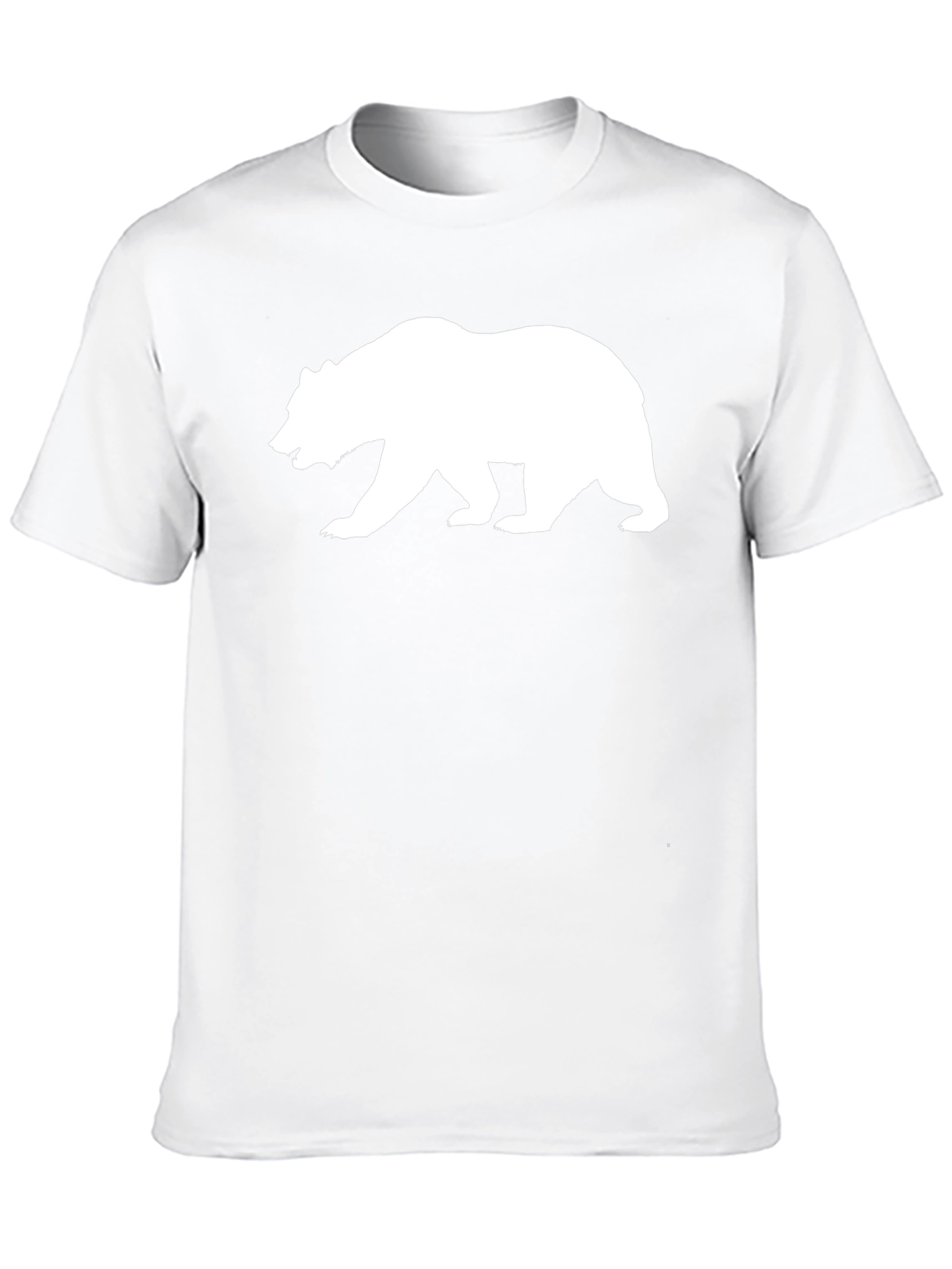 Bear Silhouette Black T-Shirt