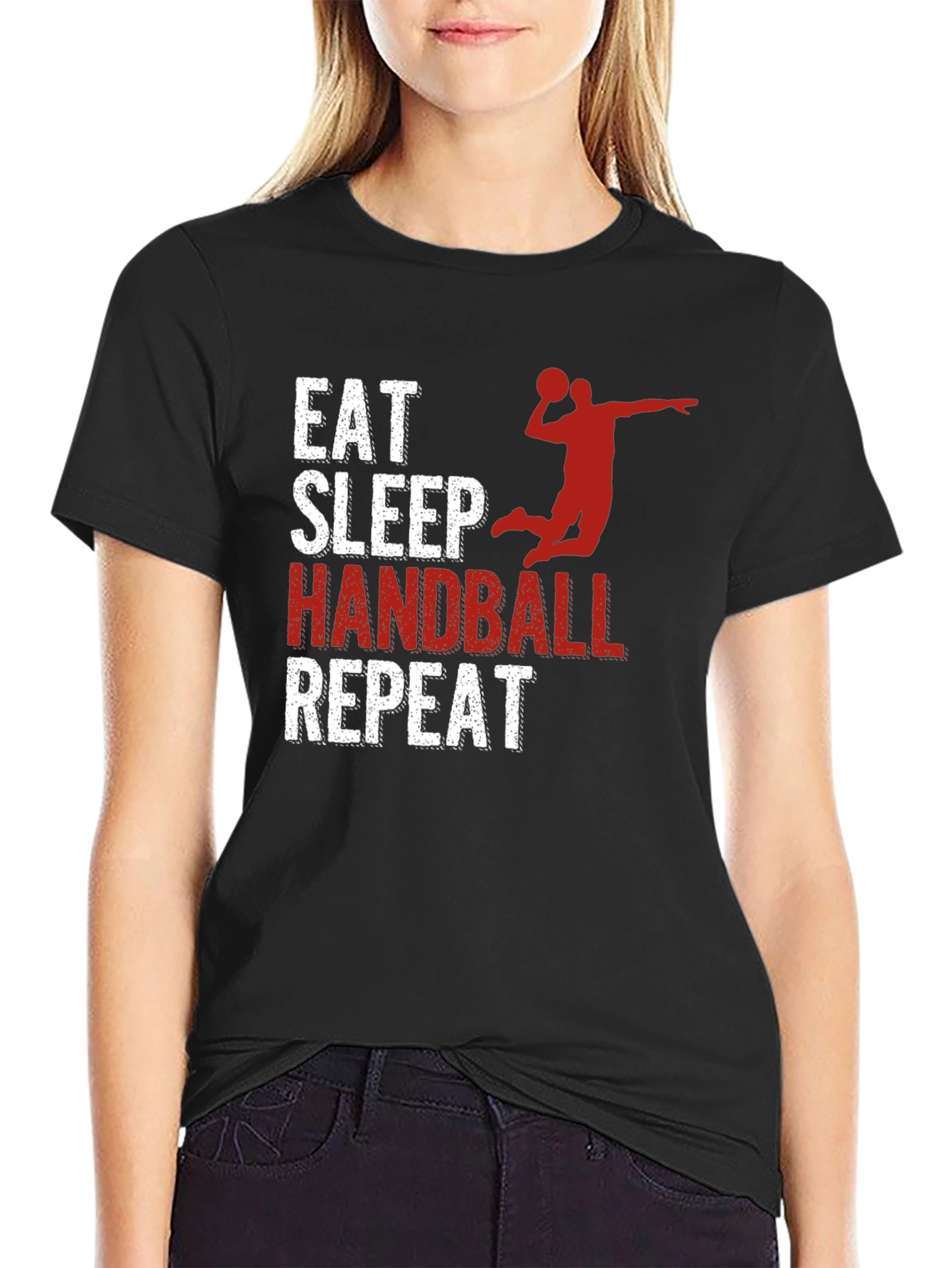 Eat Sleep Handball Repeat T-Shirt