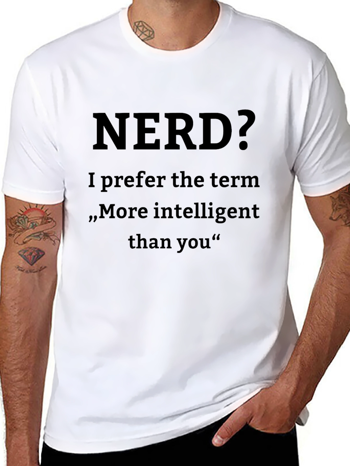 Nerd? More Intelligent Than You T-Shirt