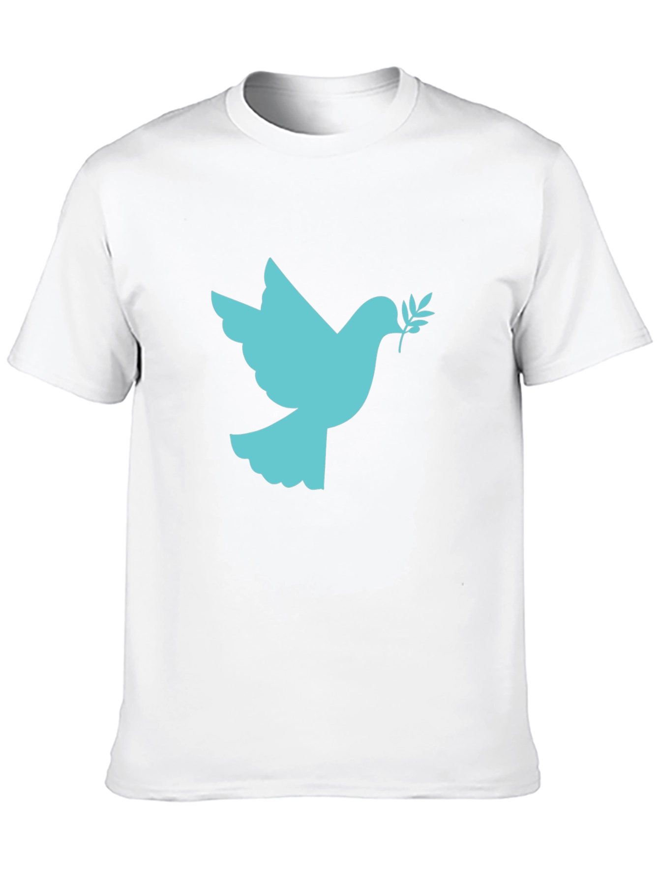 Peace Dove Graphic Black T-Shirt