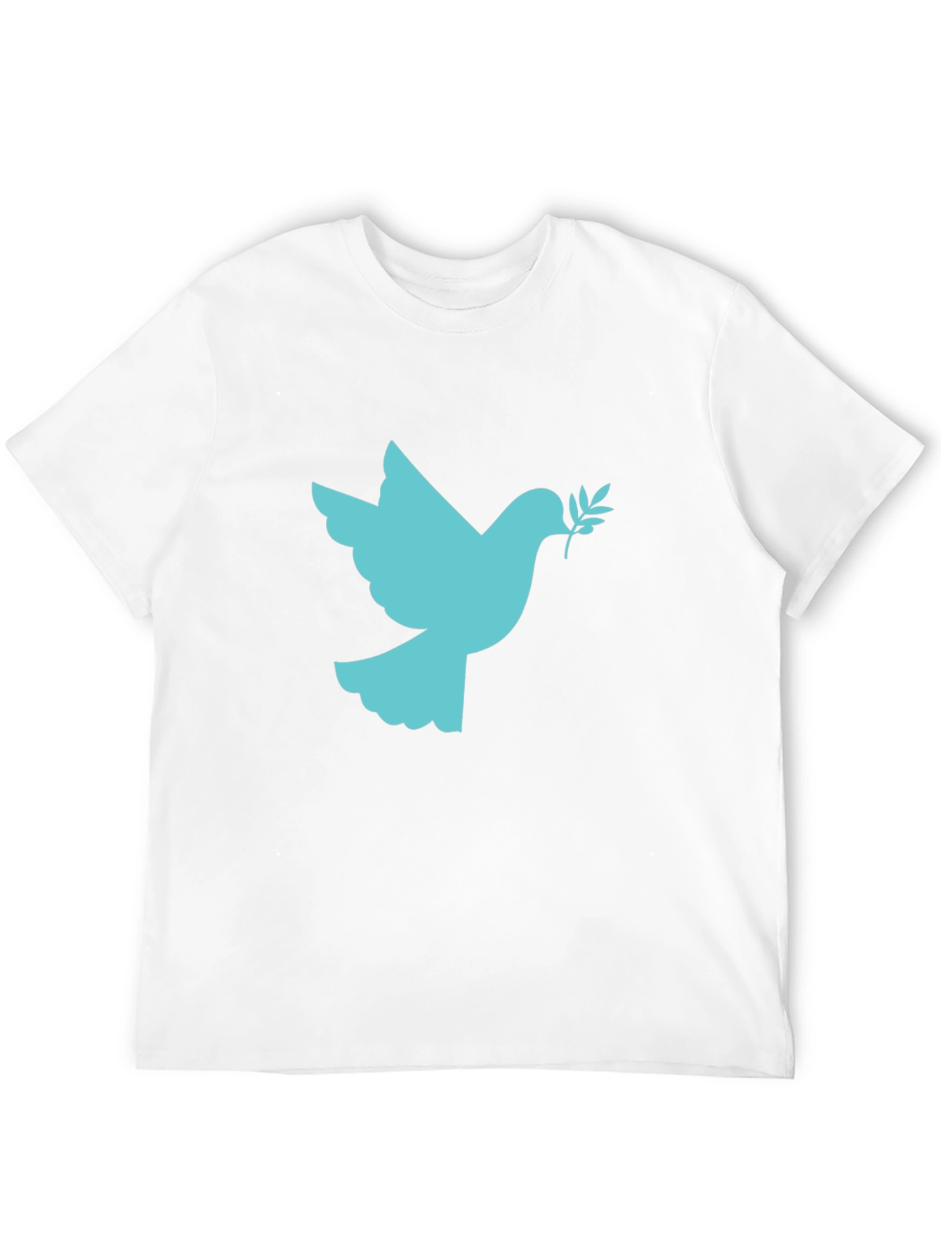 Peace Dove Graphic Black T-Shirt
