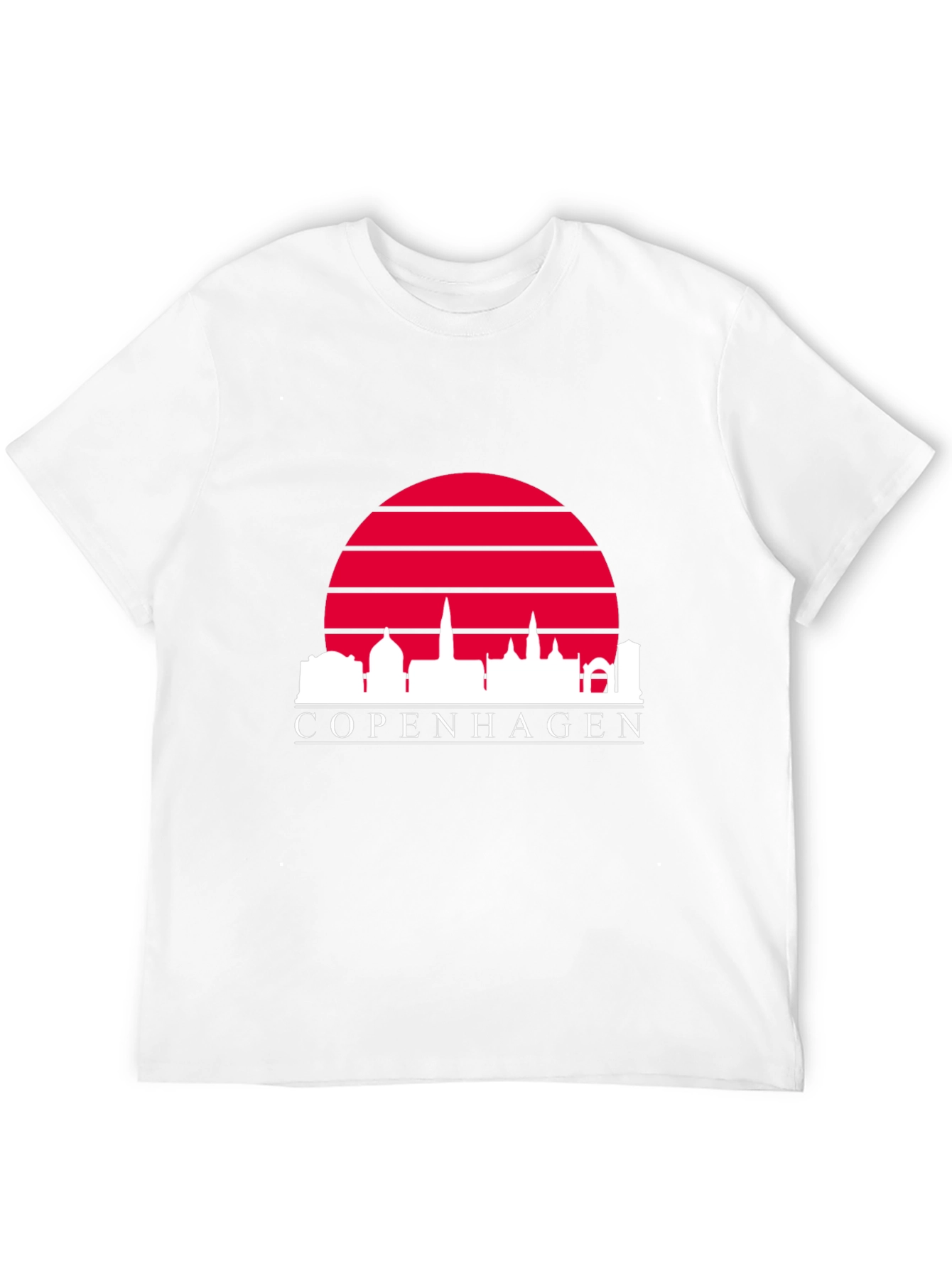 Copenhagen Skyline Graphic Tee
