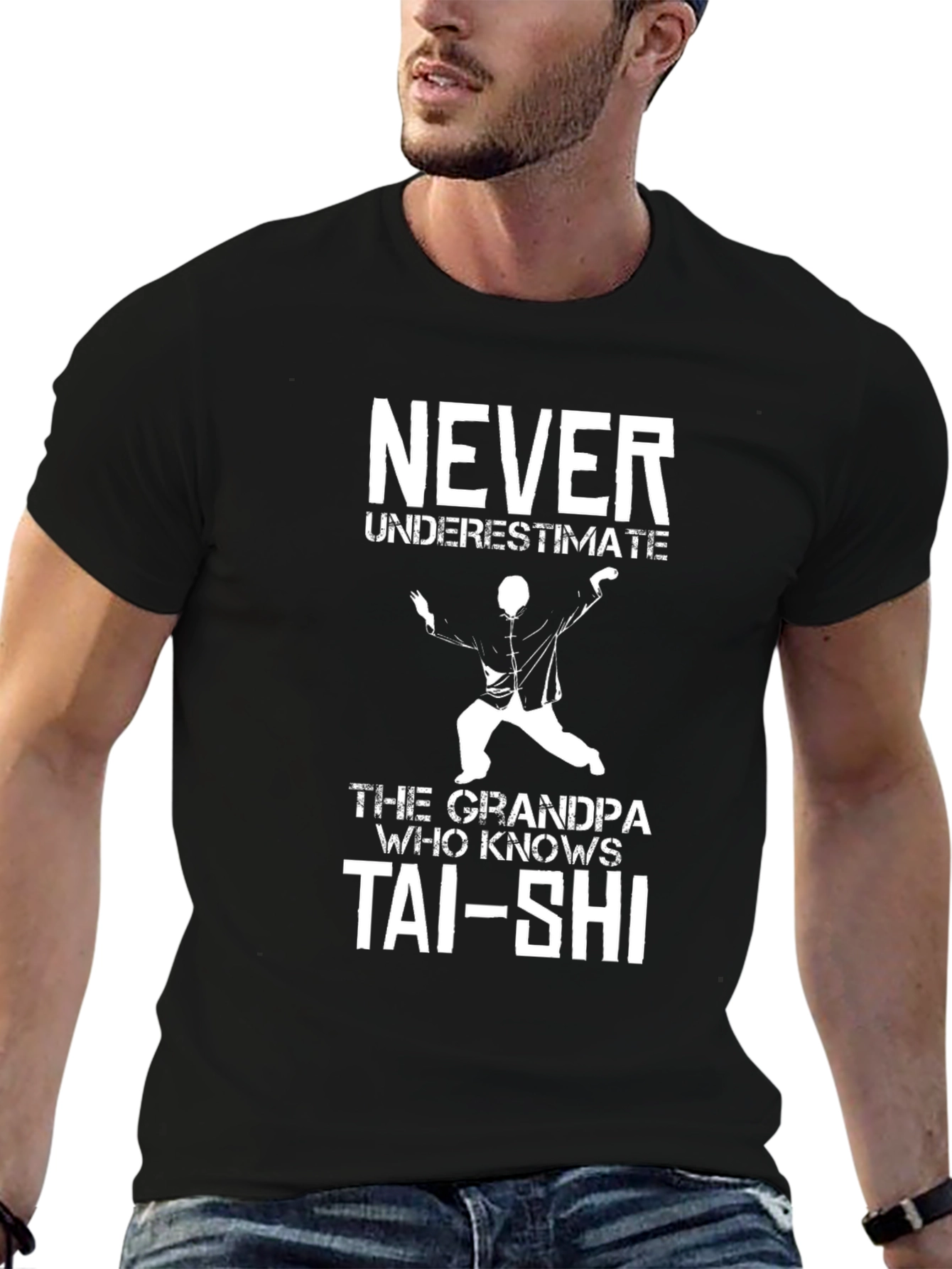 Never Underestimate Grandpa Tai-Shi T-Shirt