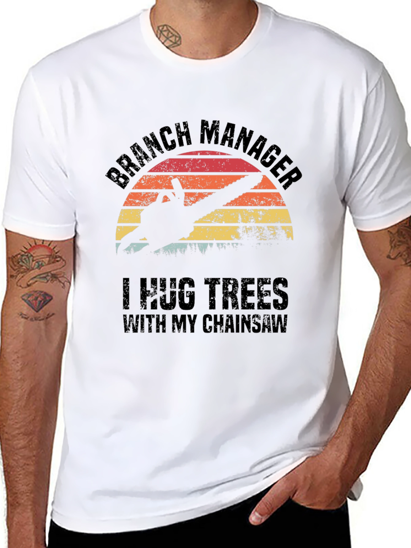 Branch Manager Chainsaw T-Shirt