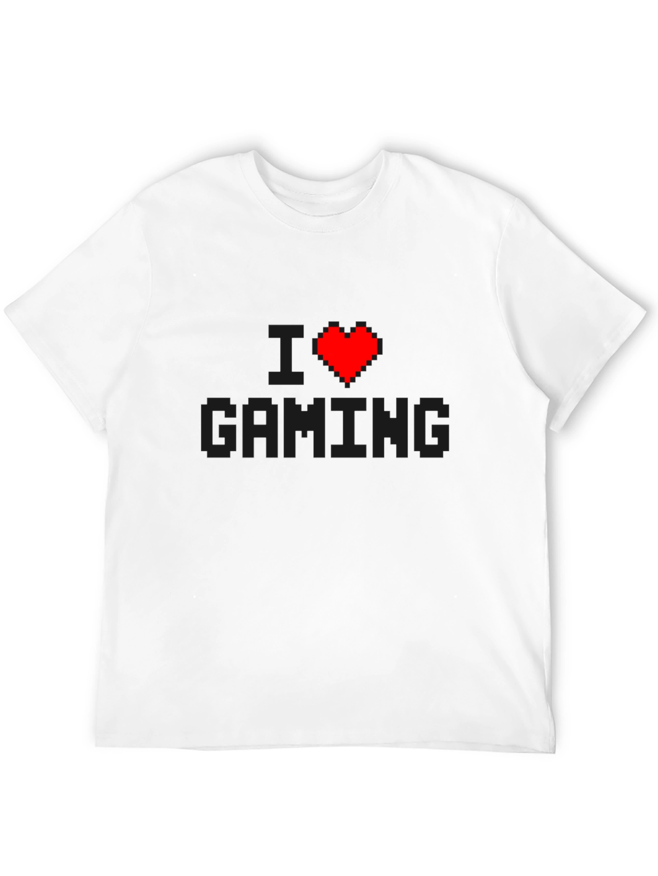I Heart Gaming T-Shirt Pixel Art Gamer Tee